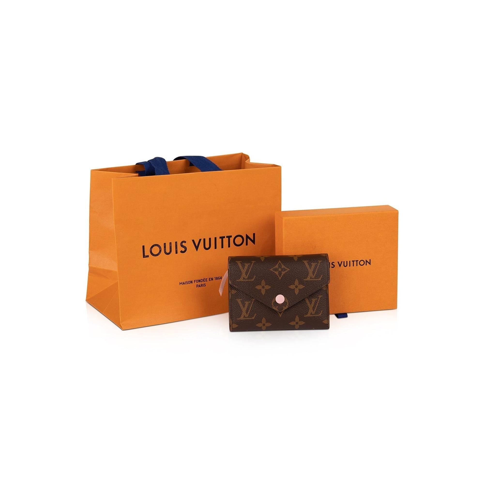 Louis Vuitton 2022 Monogram Victorine Wallet w/ Box & Receipt