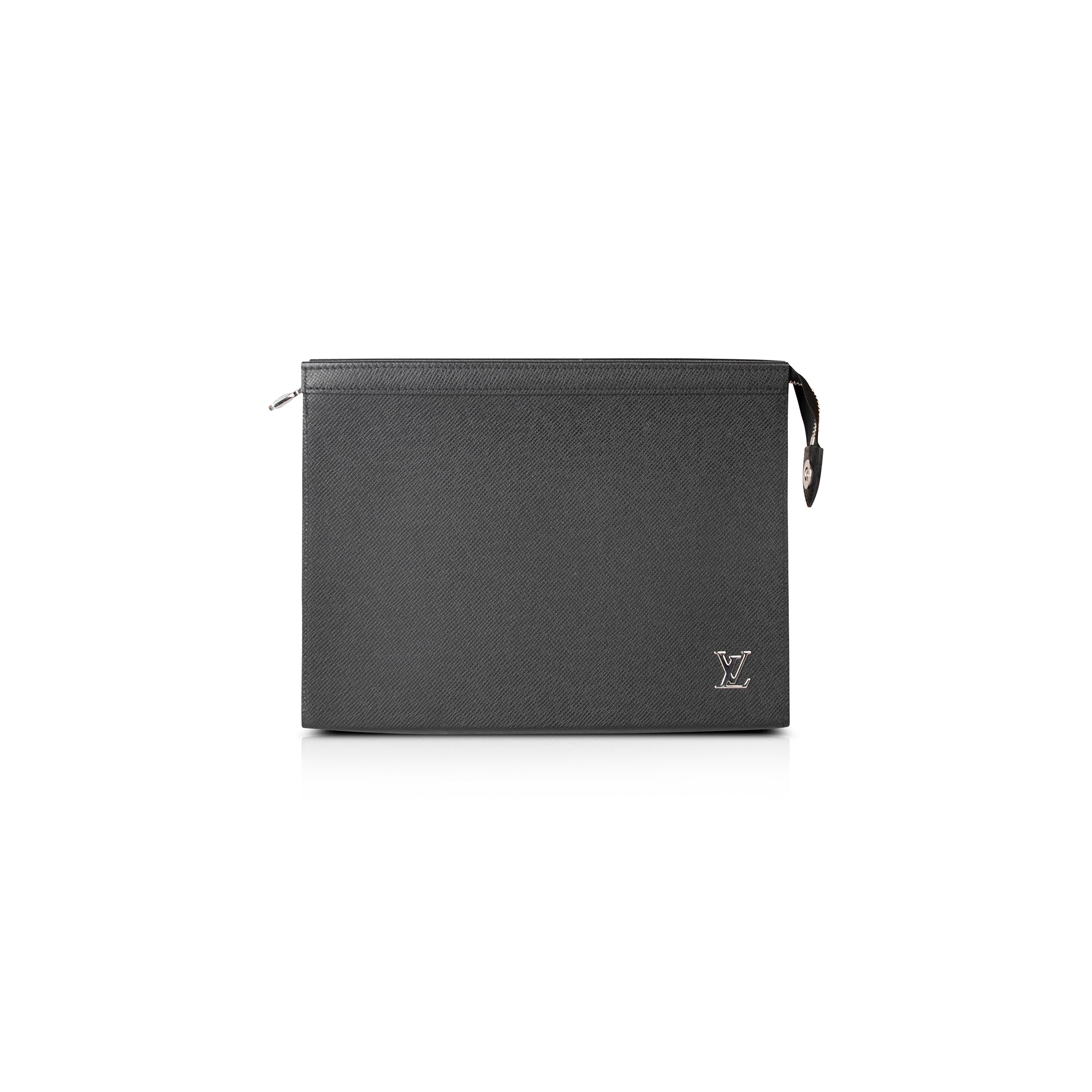 Louis Vuitton 2022 Taiga Leather Pochette Voyage w/ Box