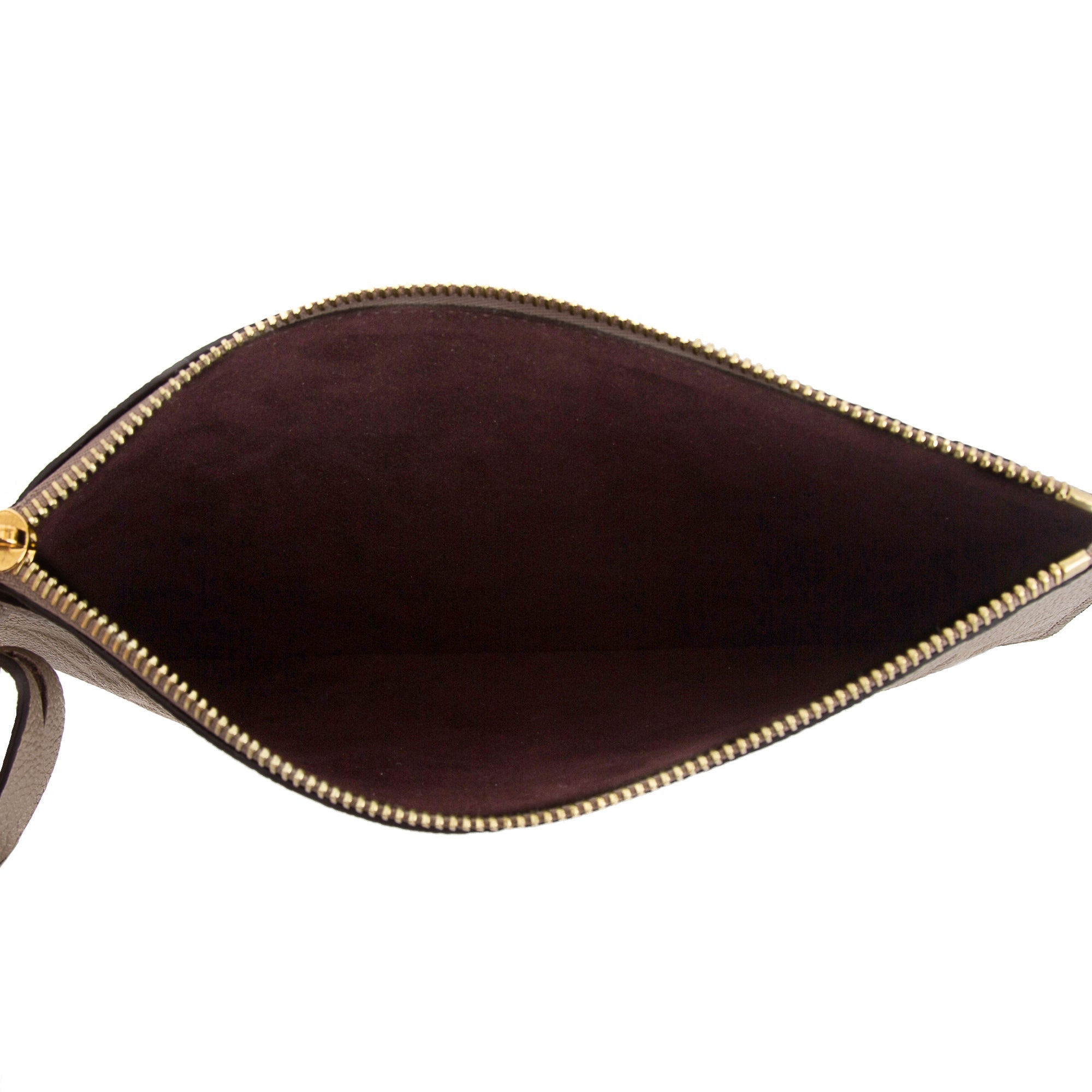 Louis Vuitton 2022 Turtledove Empreinte Leather Neverfull MM w/ Pouch