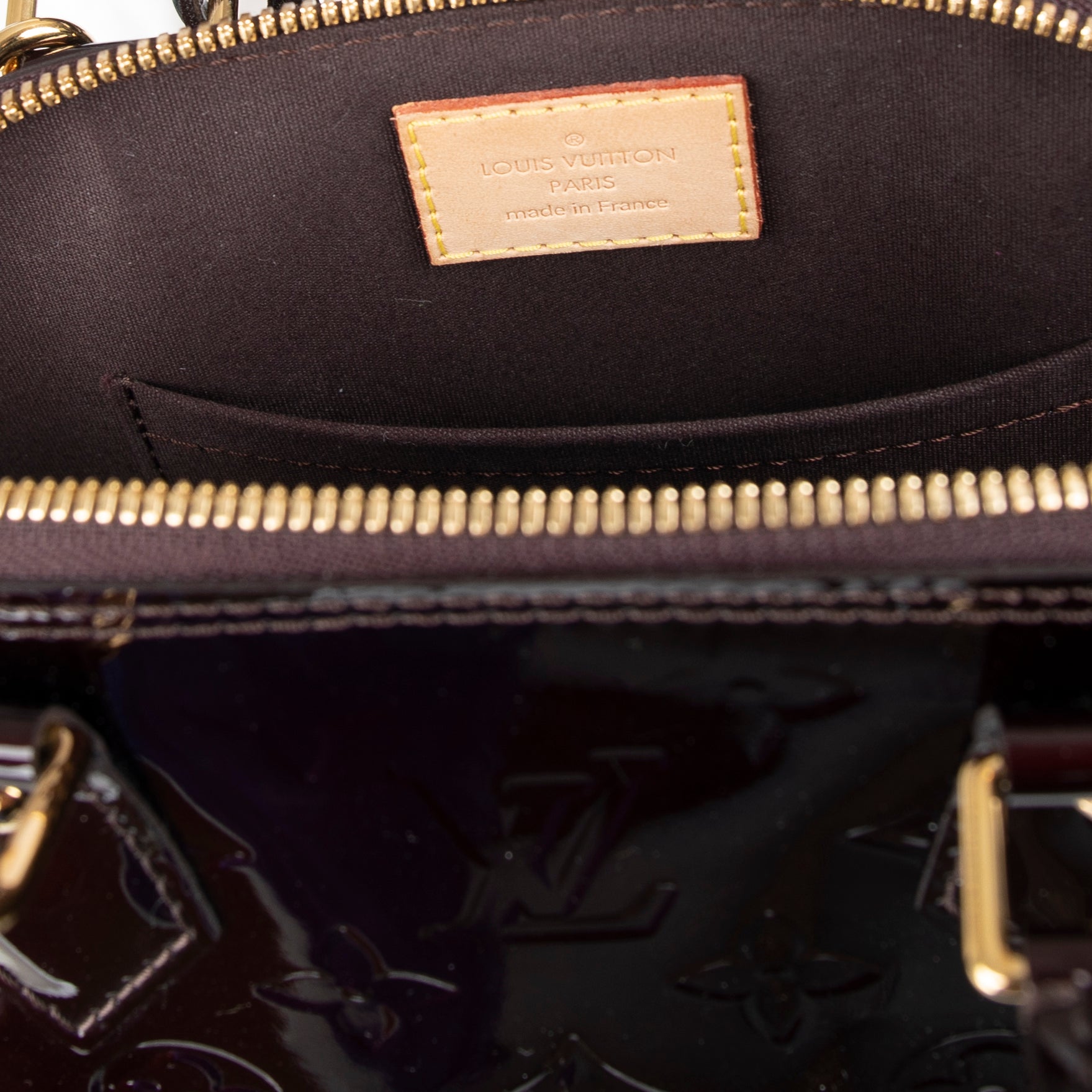 Louis Vuitton Amarante Vernis Alma BB