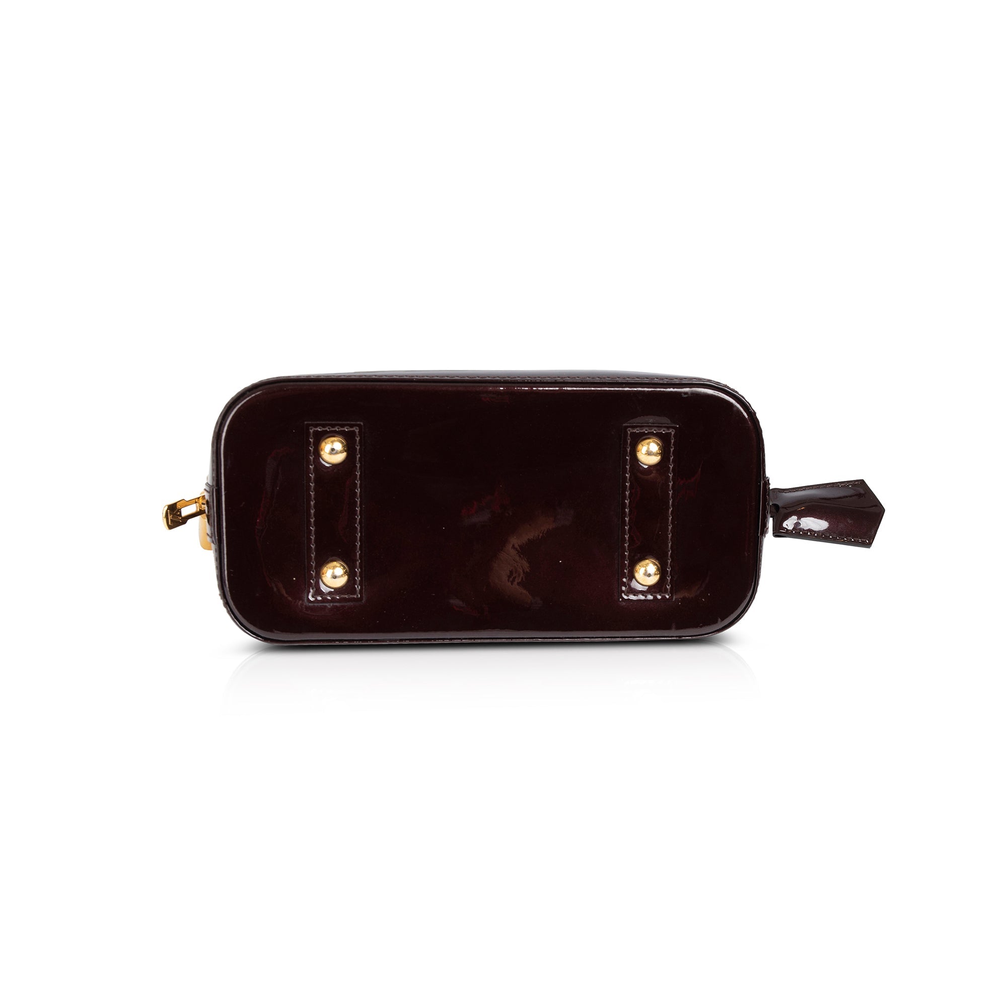 Louis Vuitton Amarante Vernis Alma BB w/ Strap