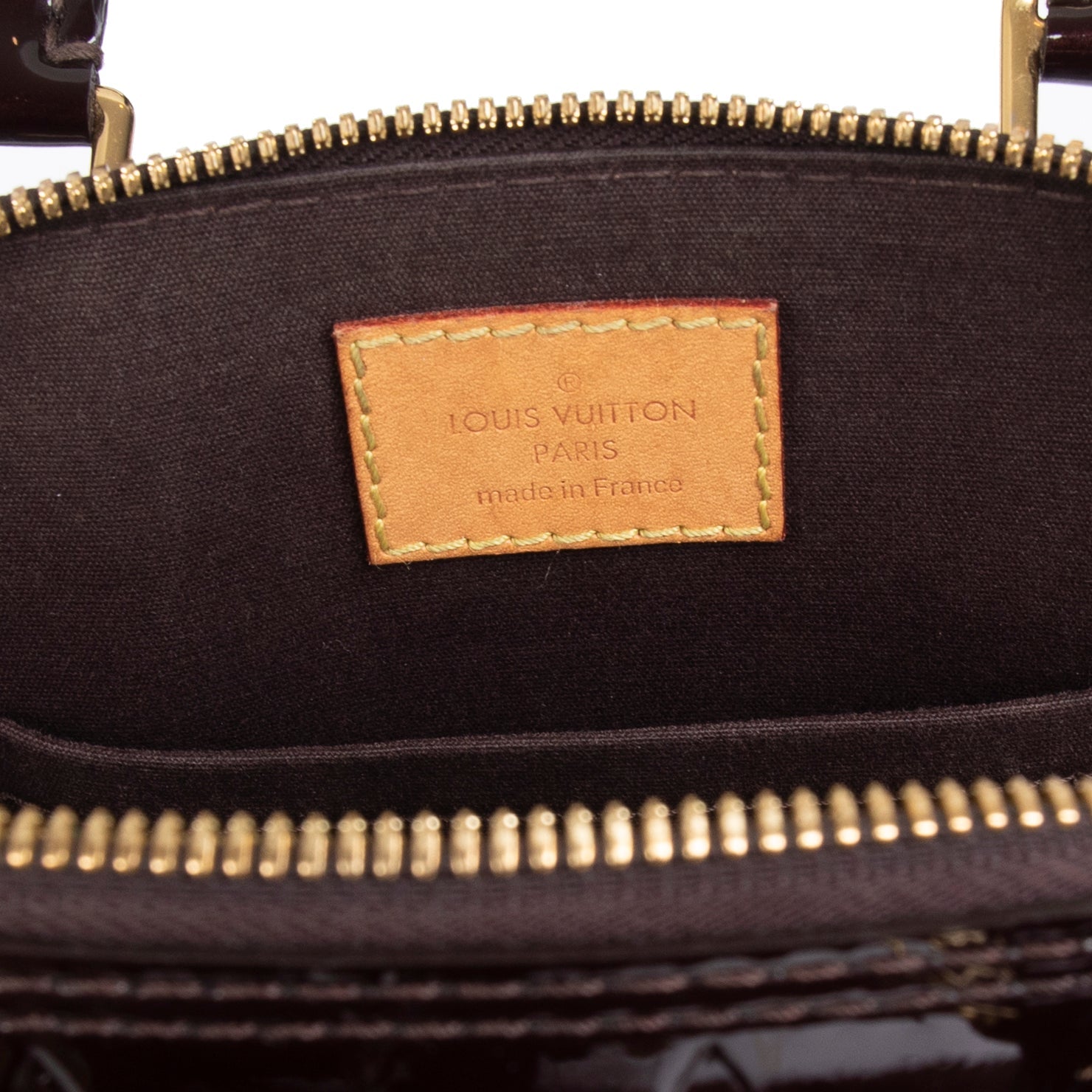 Louis Vuitton Amarante Vernis Alma BB w/ Strap