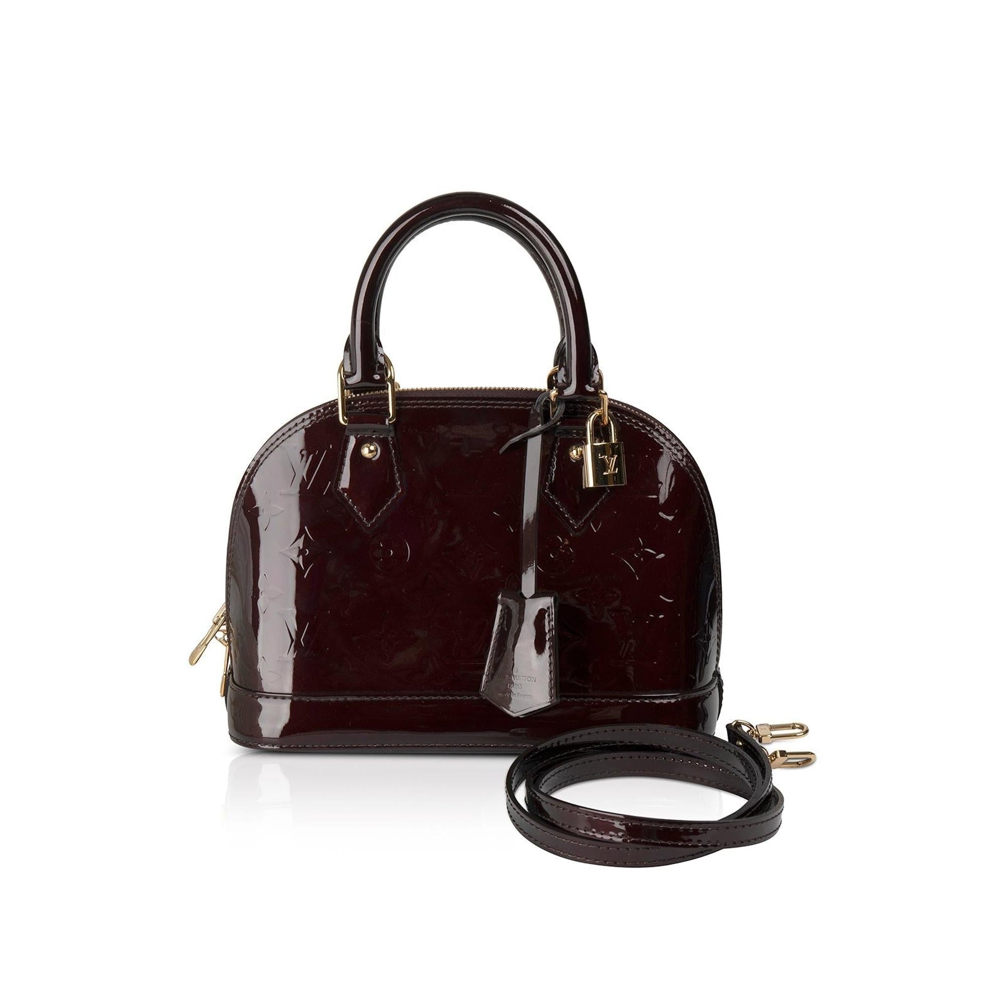 Louis Vuitton Amarante Vernis Alma BB