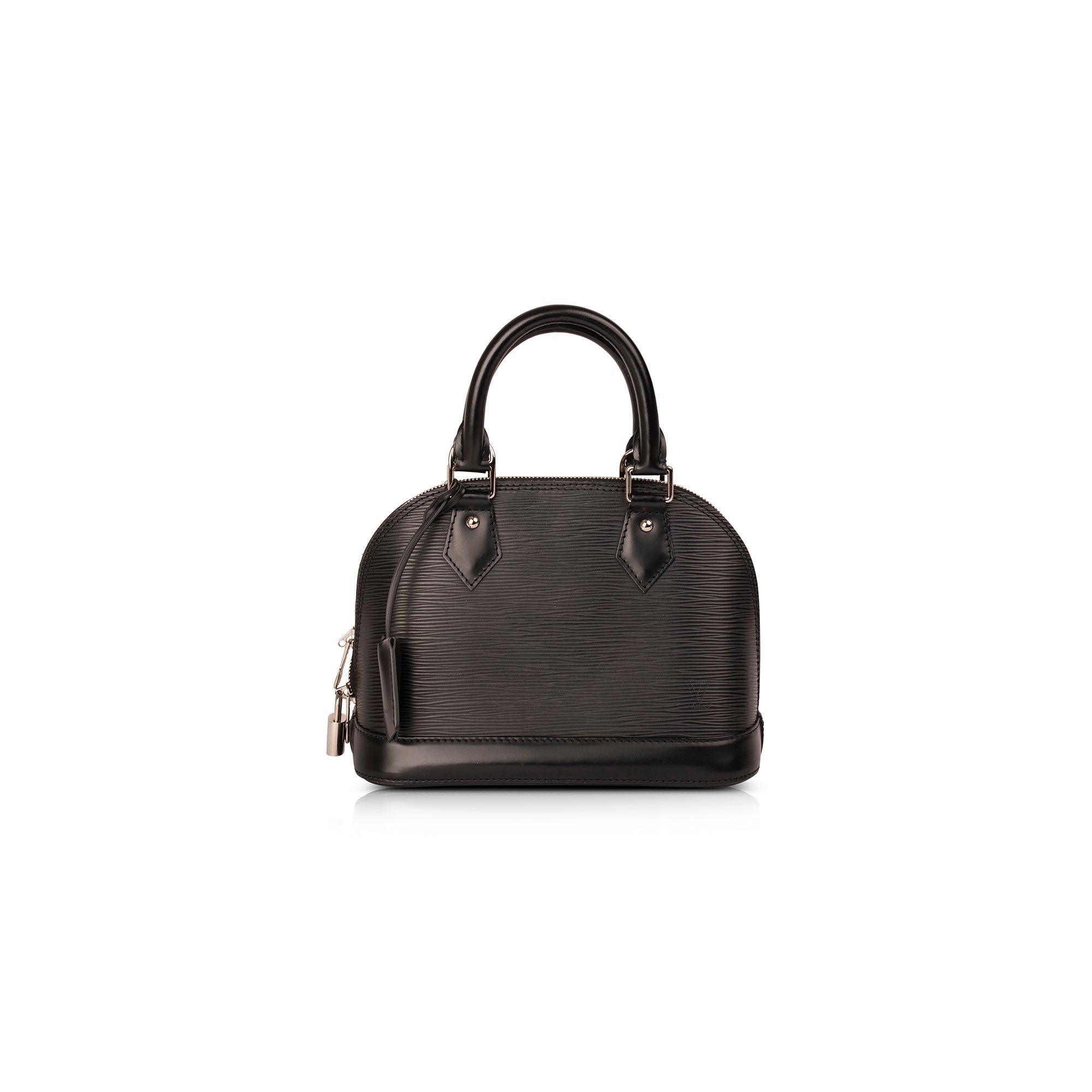 Louis Vuitton Black Epi Alma BB