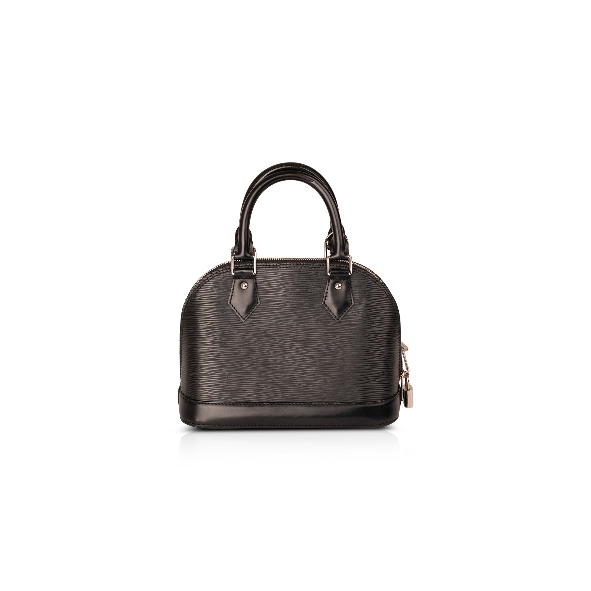 Louis Vuitton Black Epi Alma BB