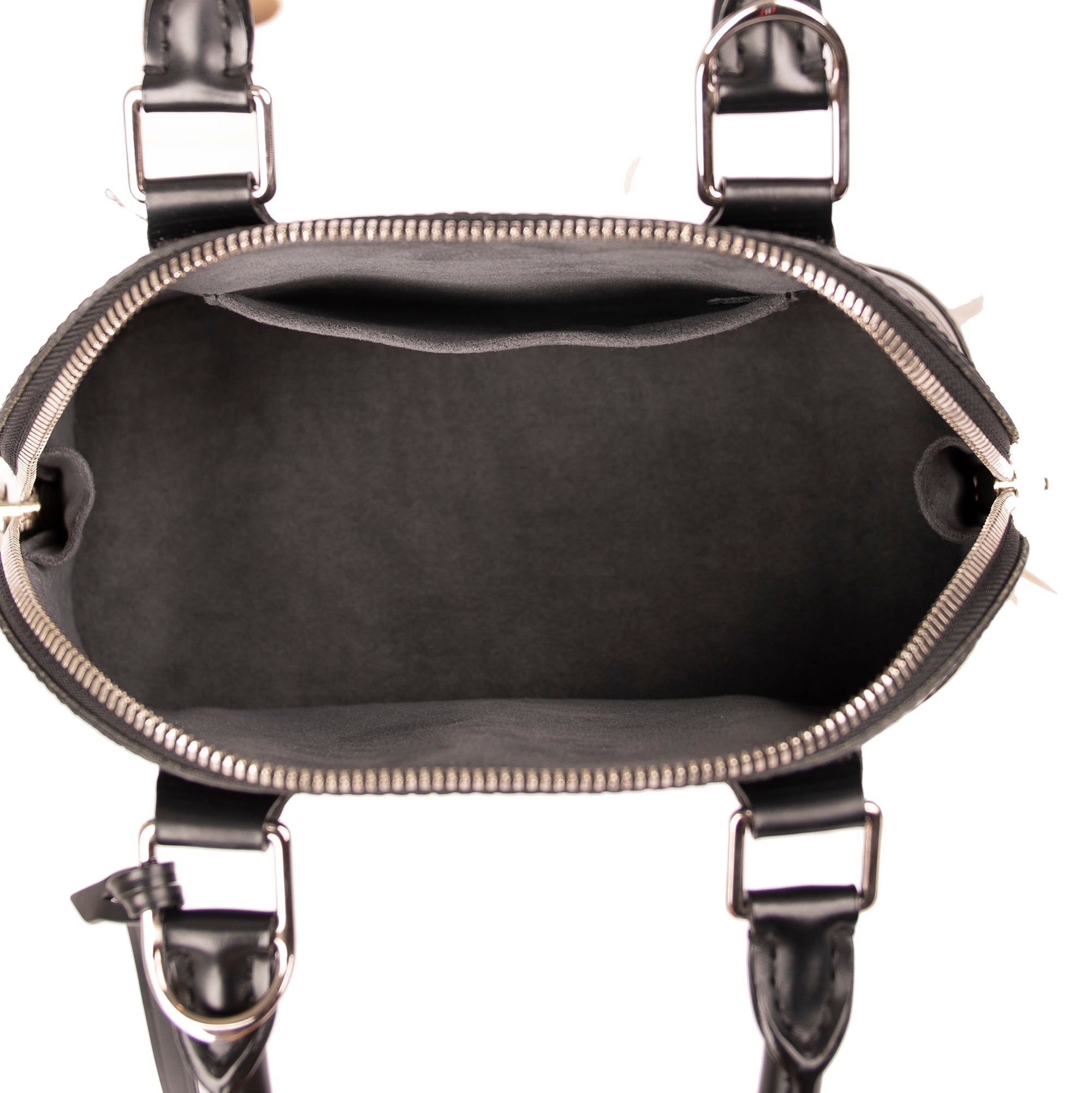 Louis Vuitton Black Epi Alma BB