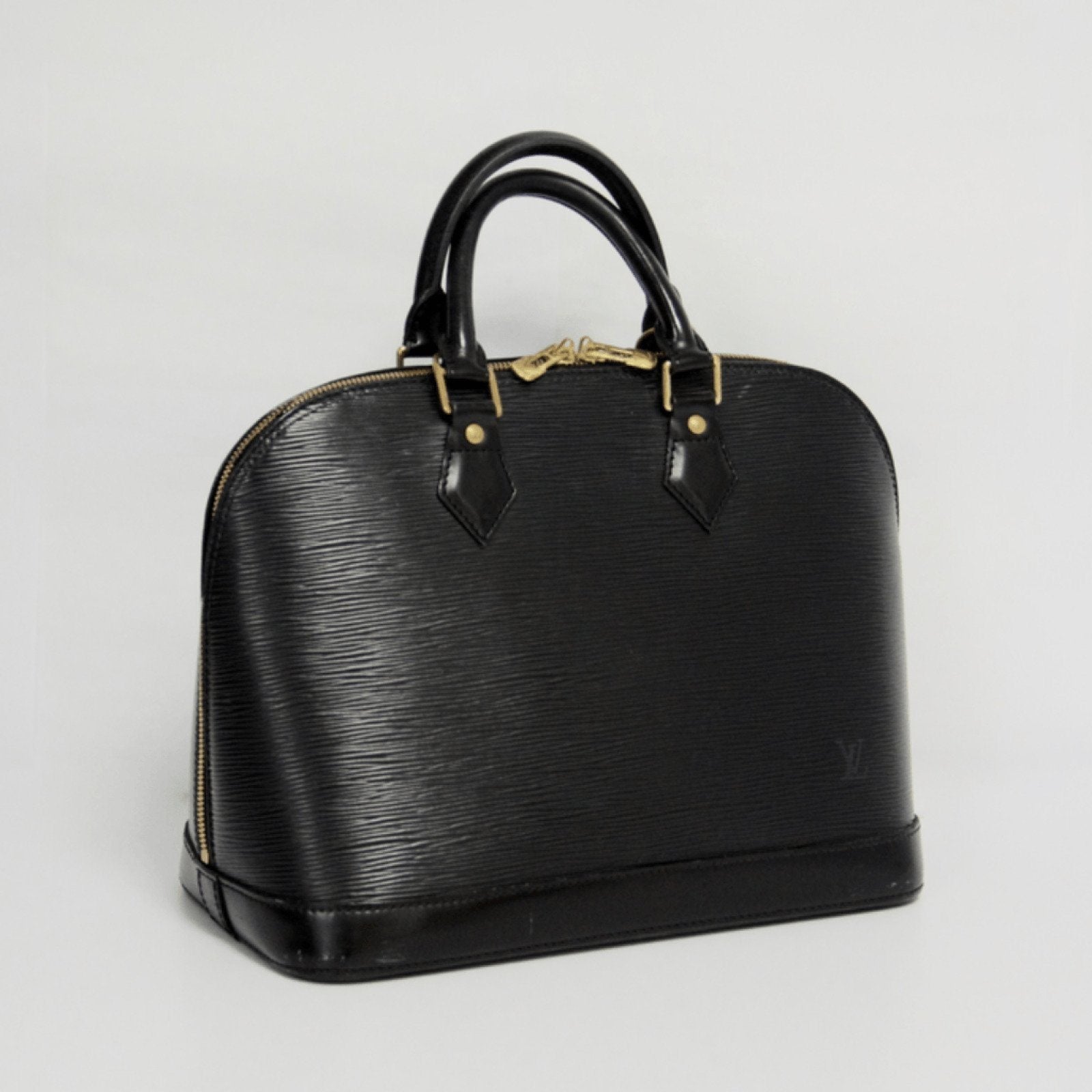 Louis Vuitton Black Epi Alma PM