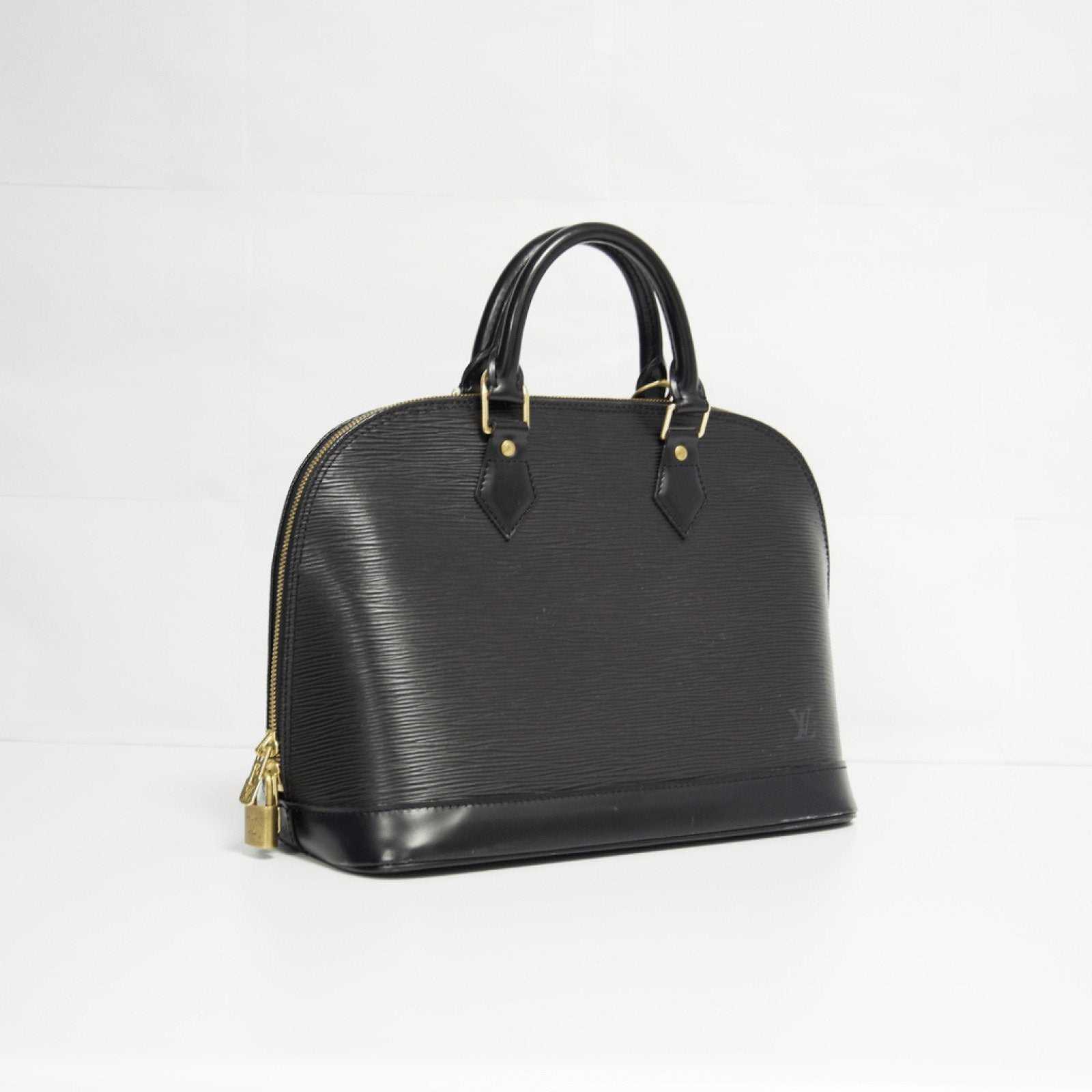 Louis Vuitton Black Epi Alma PM