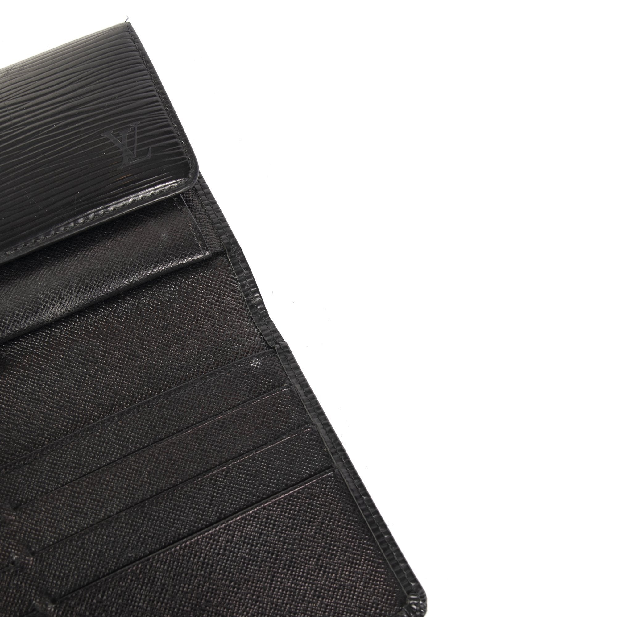 Louis Vuitton Black Epi International Wallet