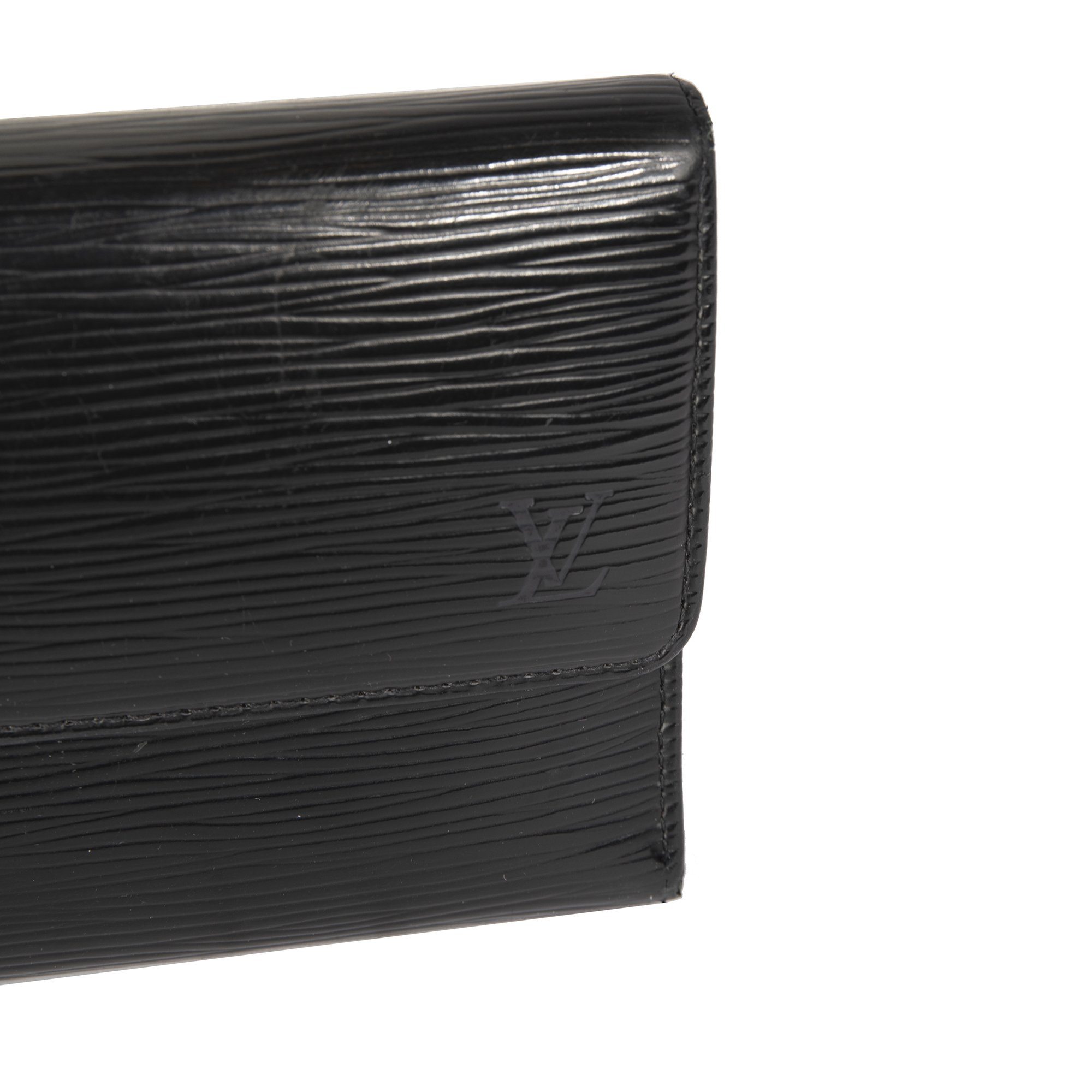 Louis Vuitton Black Epi International Wallet