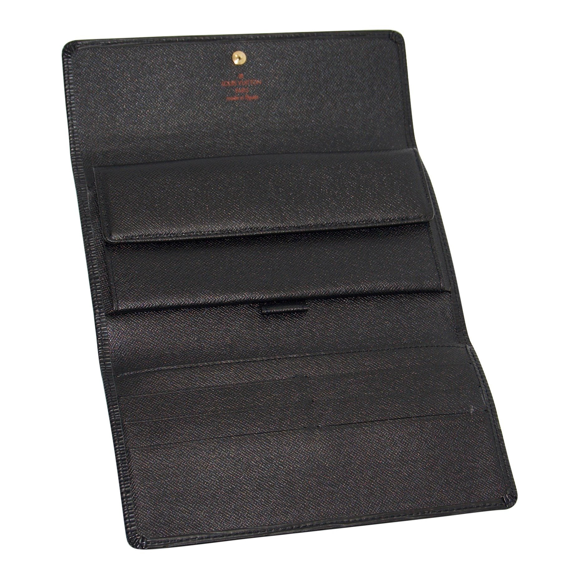 Louis Vuitton Black Epi International Wallet