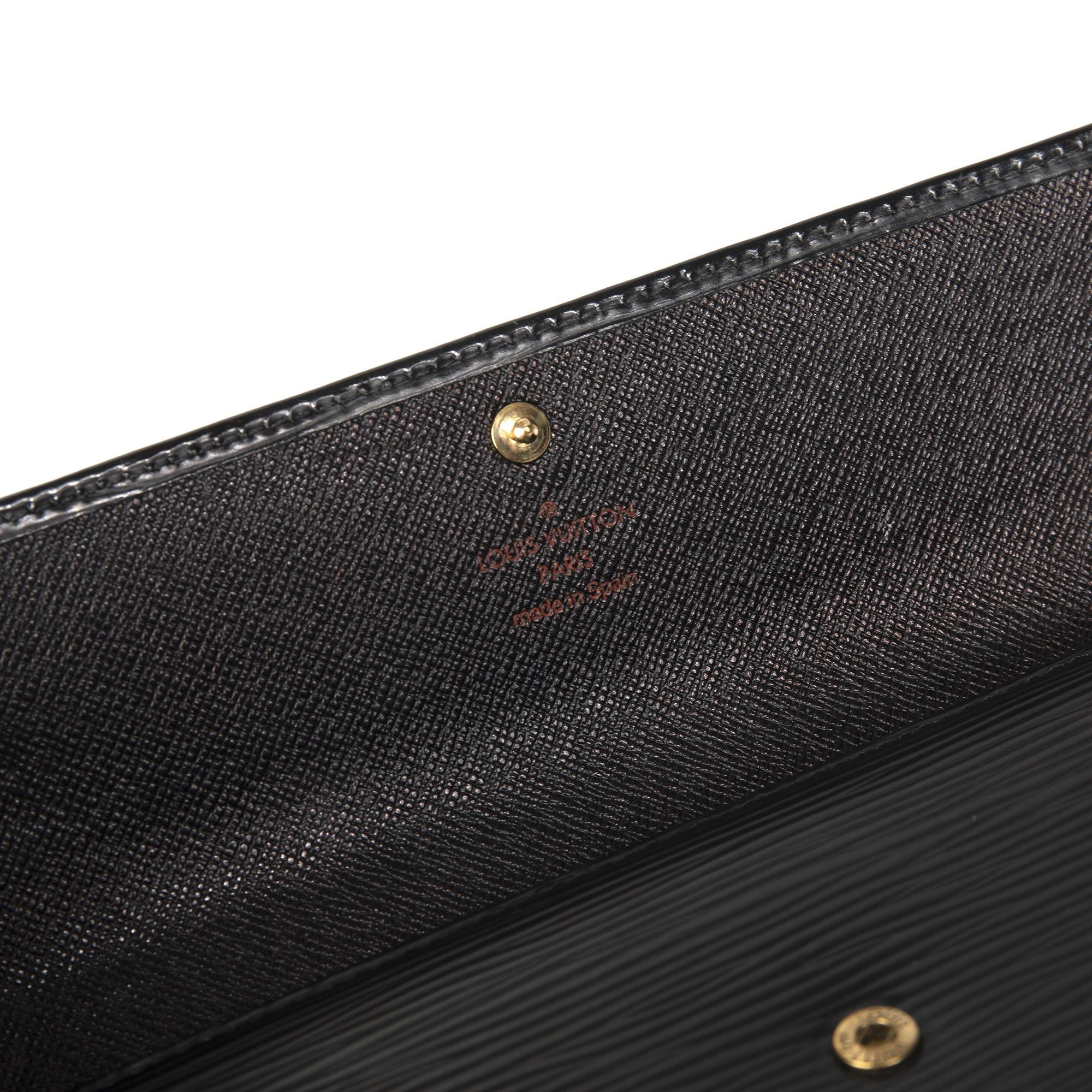 Louis Vuitton Black Epi International Wallet