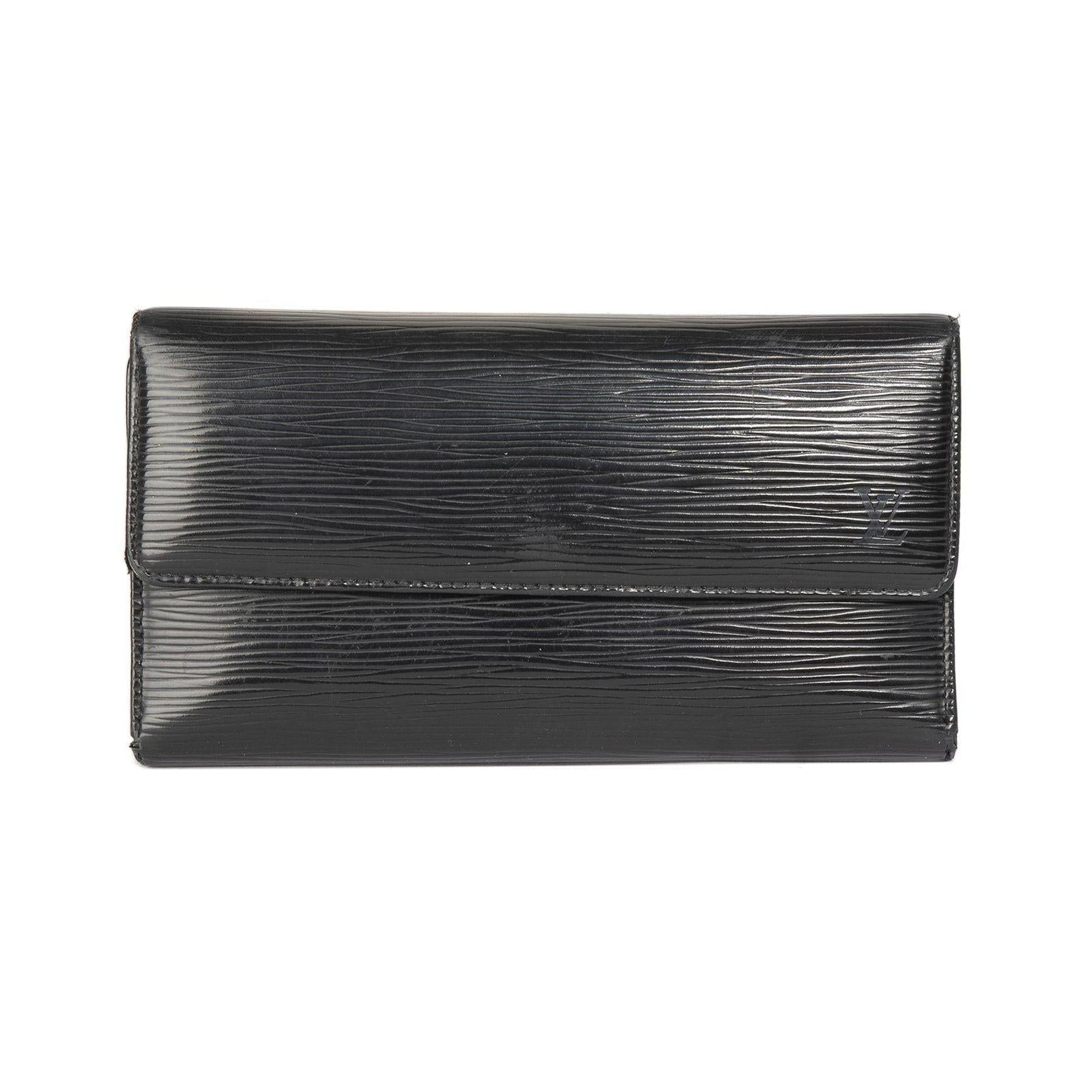 Louis Vuitton Black Epi International Wallet