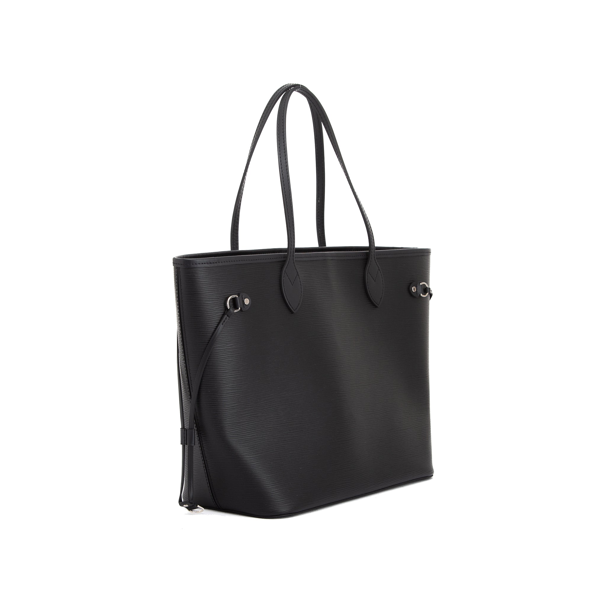 Louis Vuitton Black Epi Neverfull MM w/ Pouch