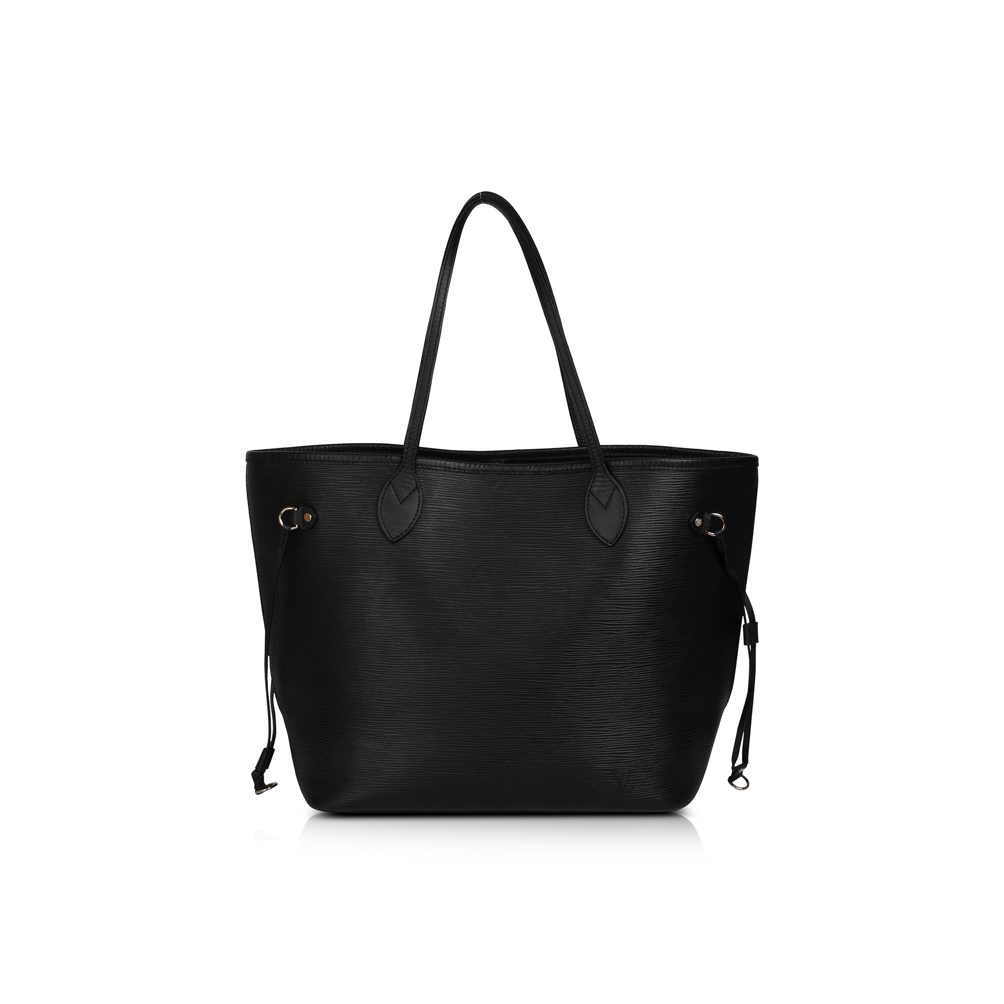 Louis Vuitton Black Epi Neverfull MM w/ Pouch