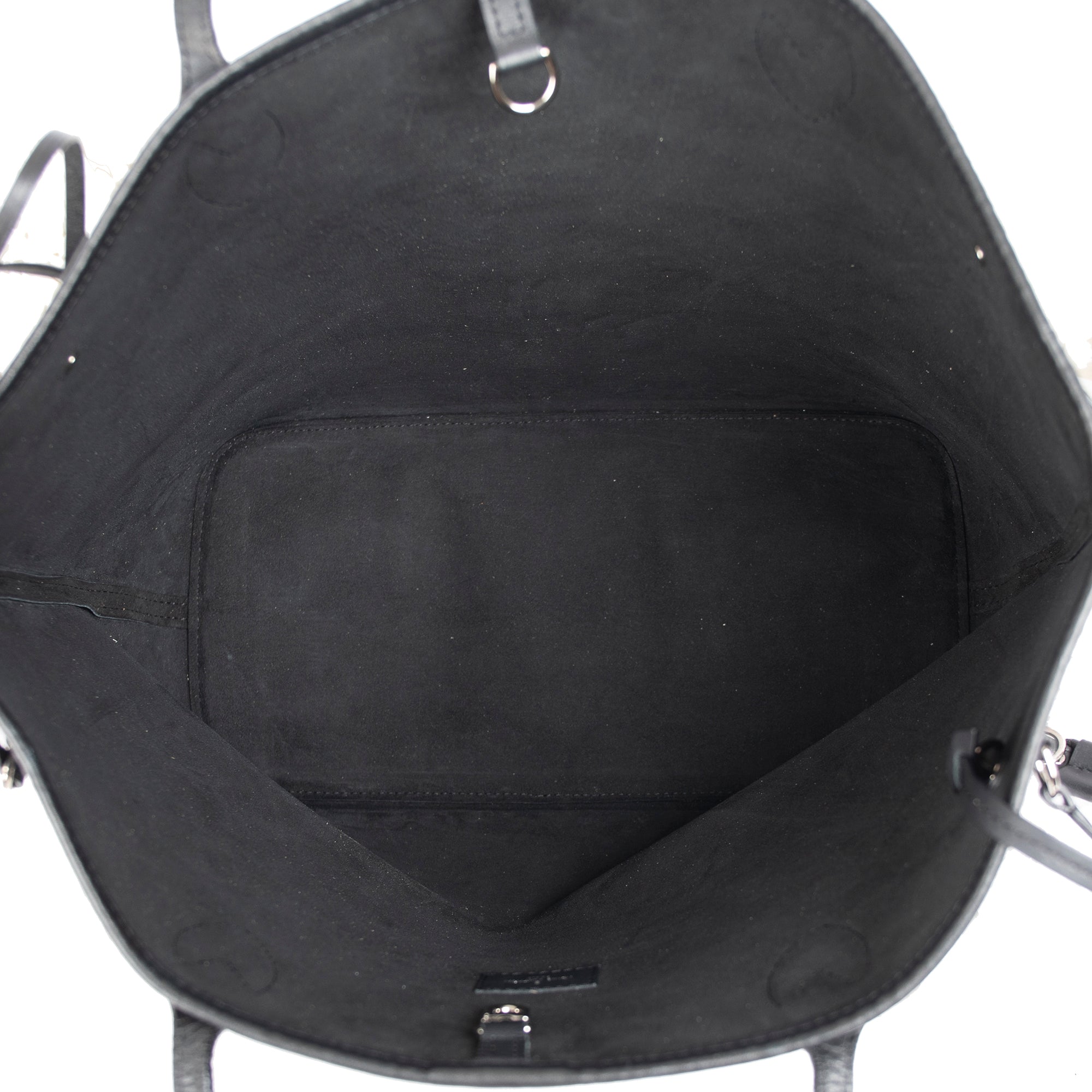 Louis Vuitton Black Epi Neverfull MM w/ Pouch