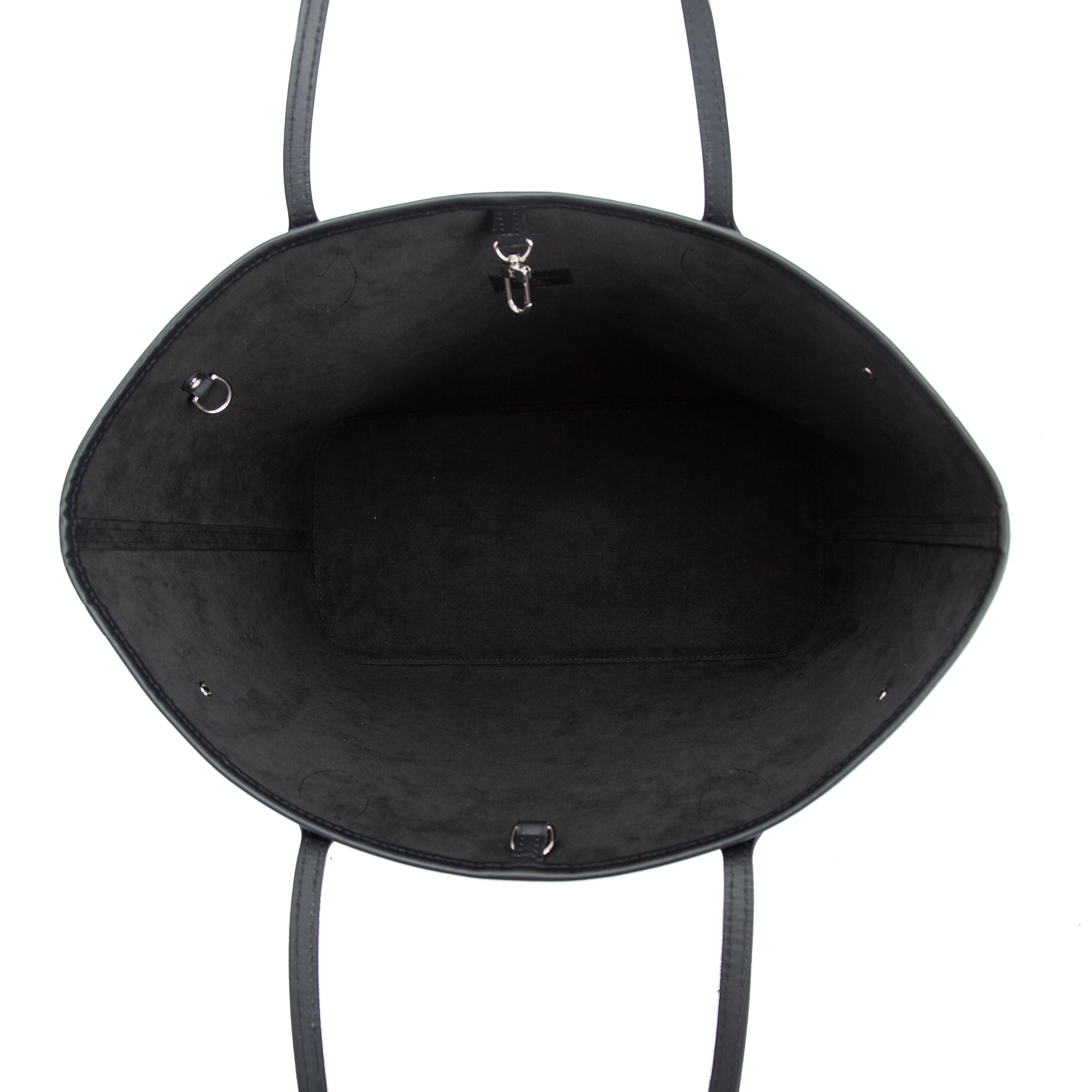 Louis Vuitton Black Epi Neverfull MM w/ Pouch