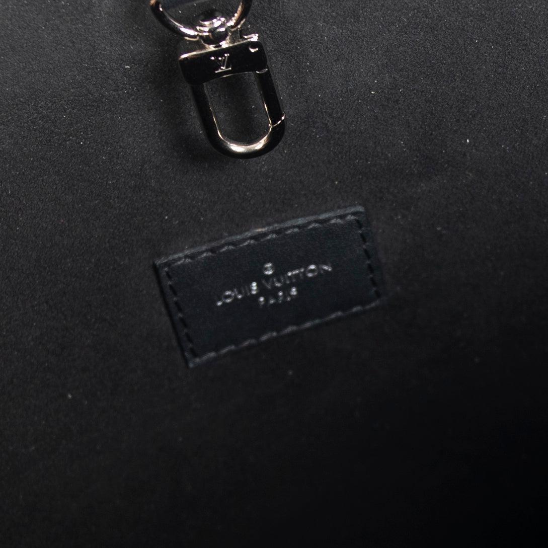 Louis Vuitton Black Epi Neverfull MM w/ Pouch