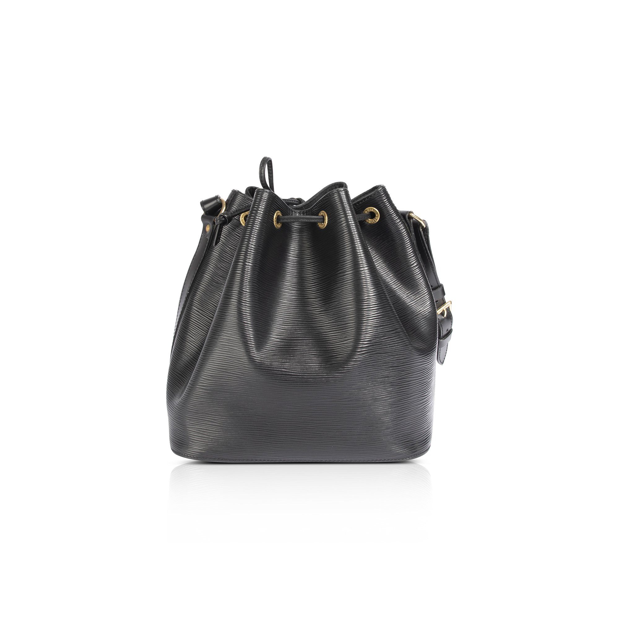 Louis Vuitton Black Epi Petite Noe Bag