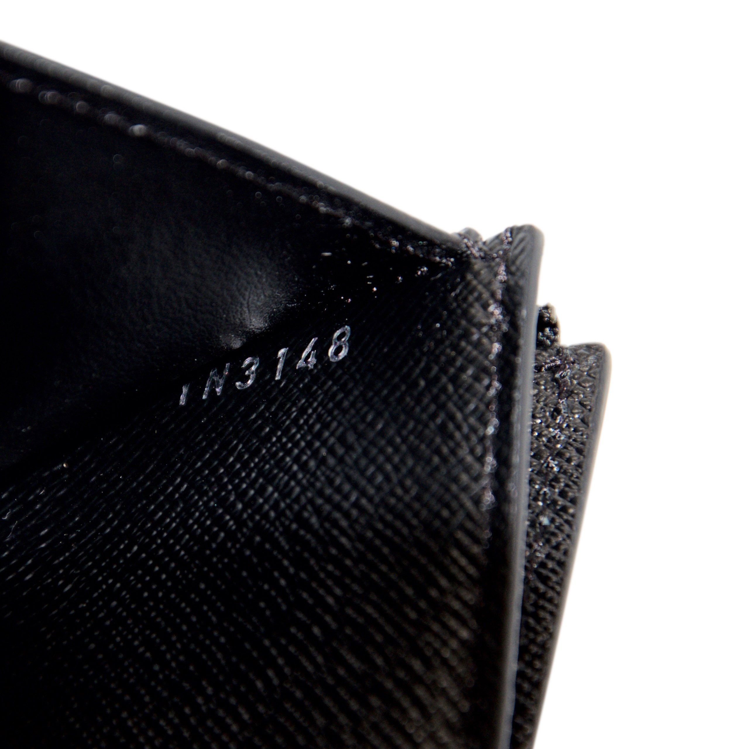 Louis Vuitton Black Epi Twist Compact Wallet