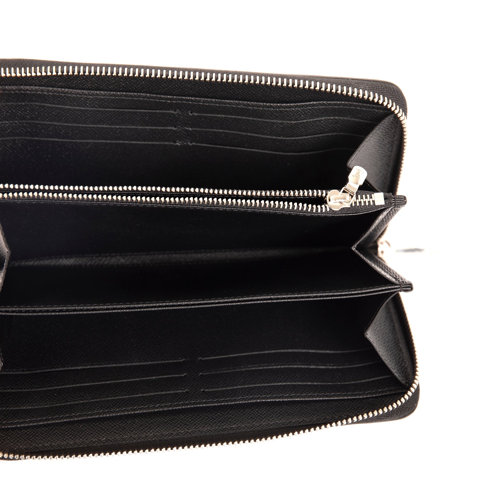 Louis Vuitton Black Epi Zippy Wallet