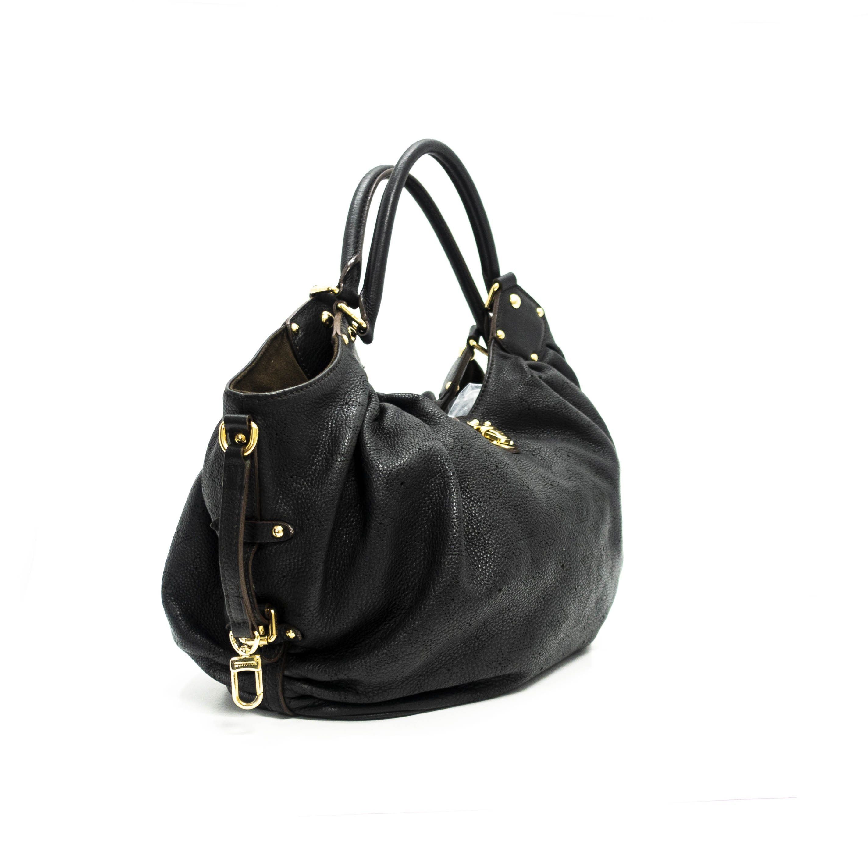 Louis Vuitton Black Mahina L Hobo