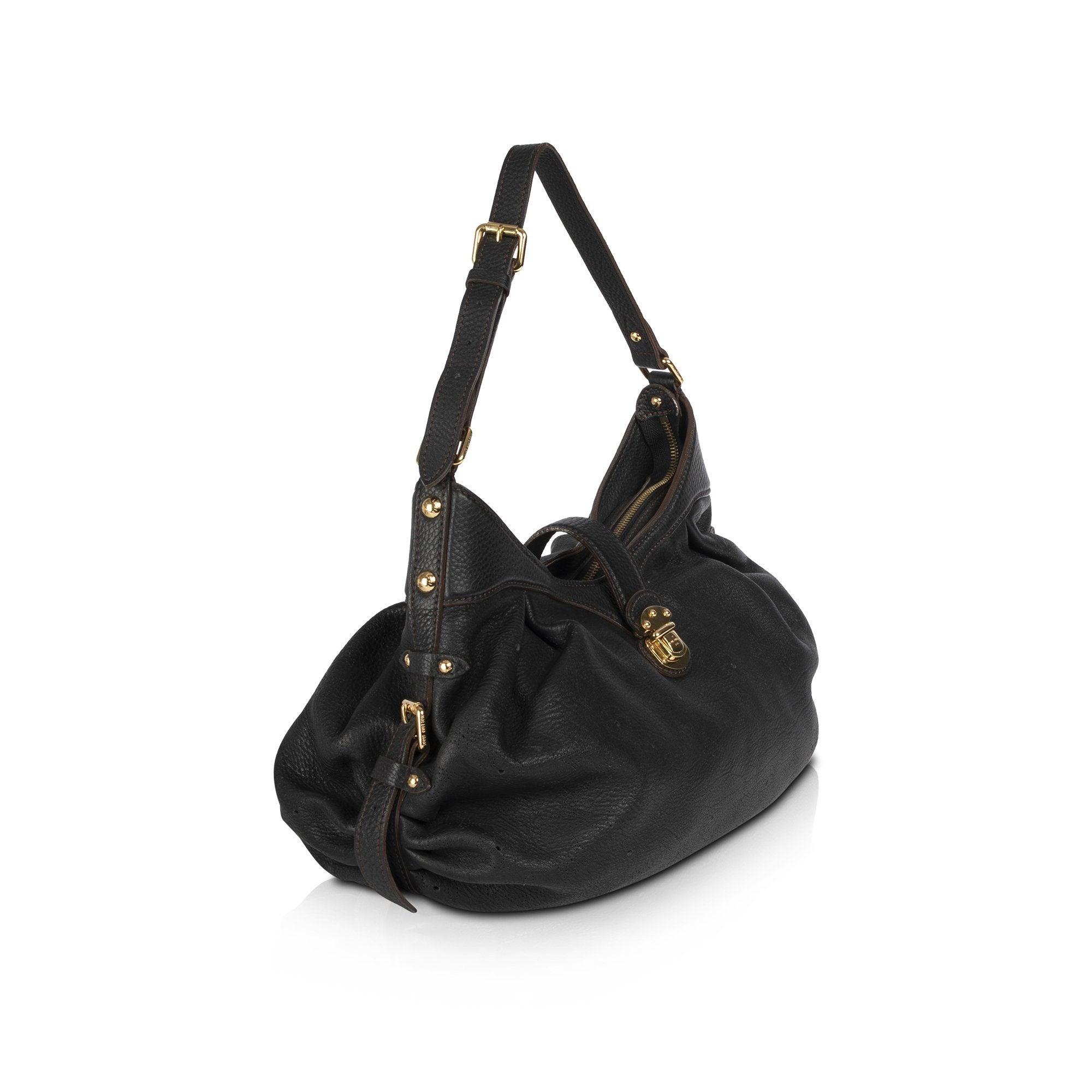 Louis Vuitton Black Mahina XS Bag