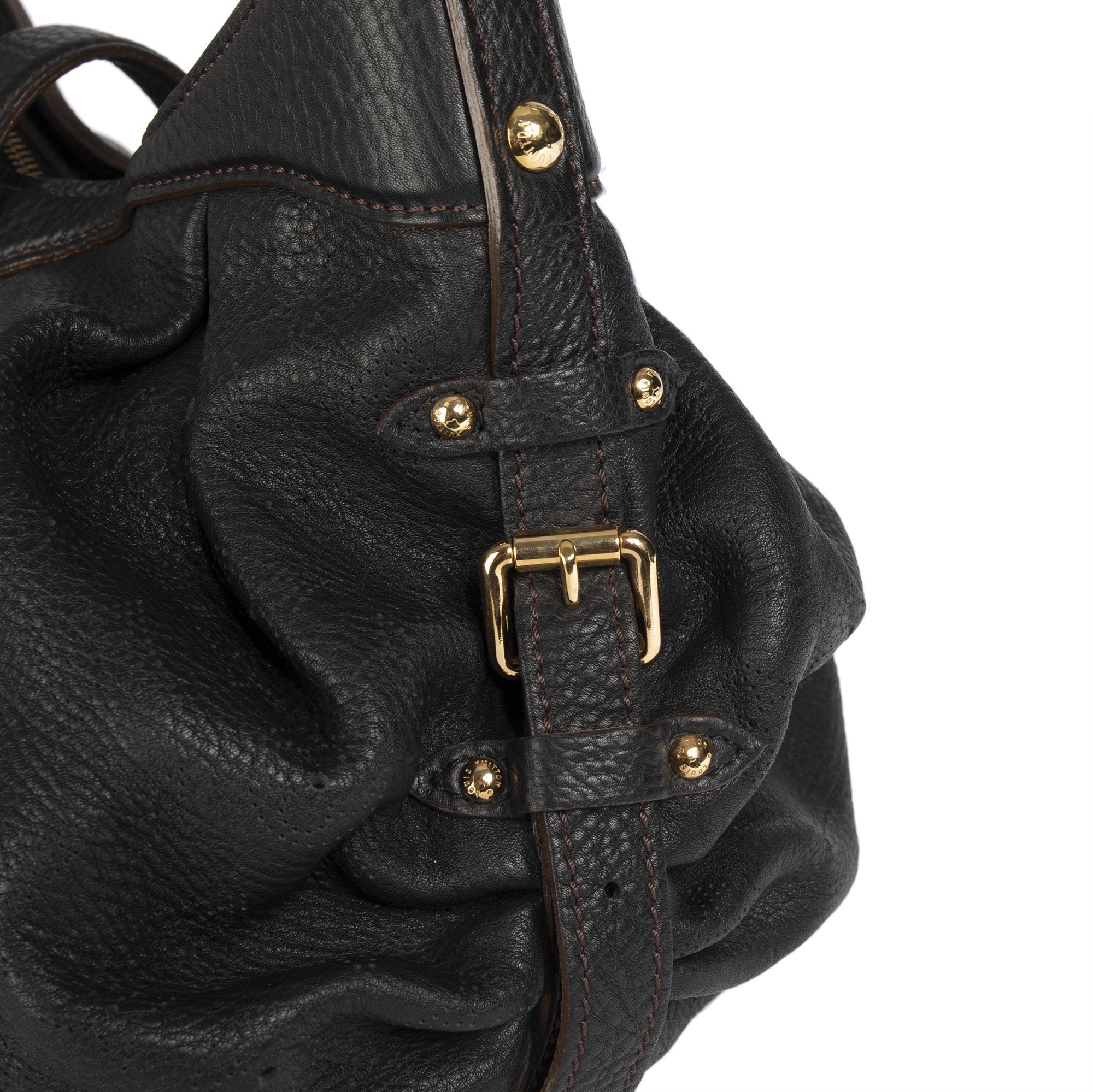 Louis Vuitton Black Mahina XS Bag