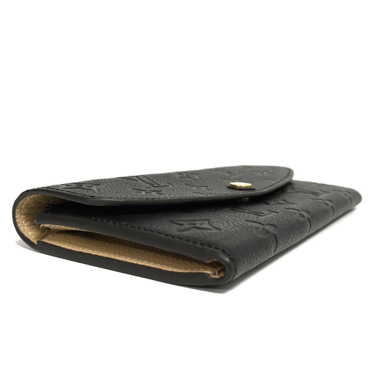 Louis Vuitton Black Monogram Empreinte Emilie Wallet