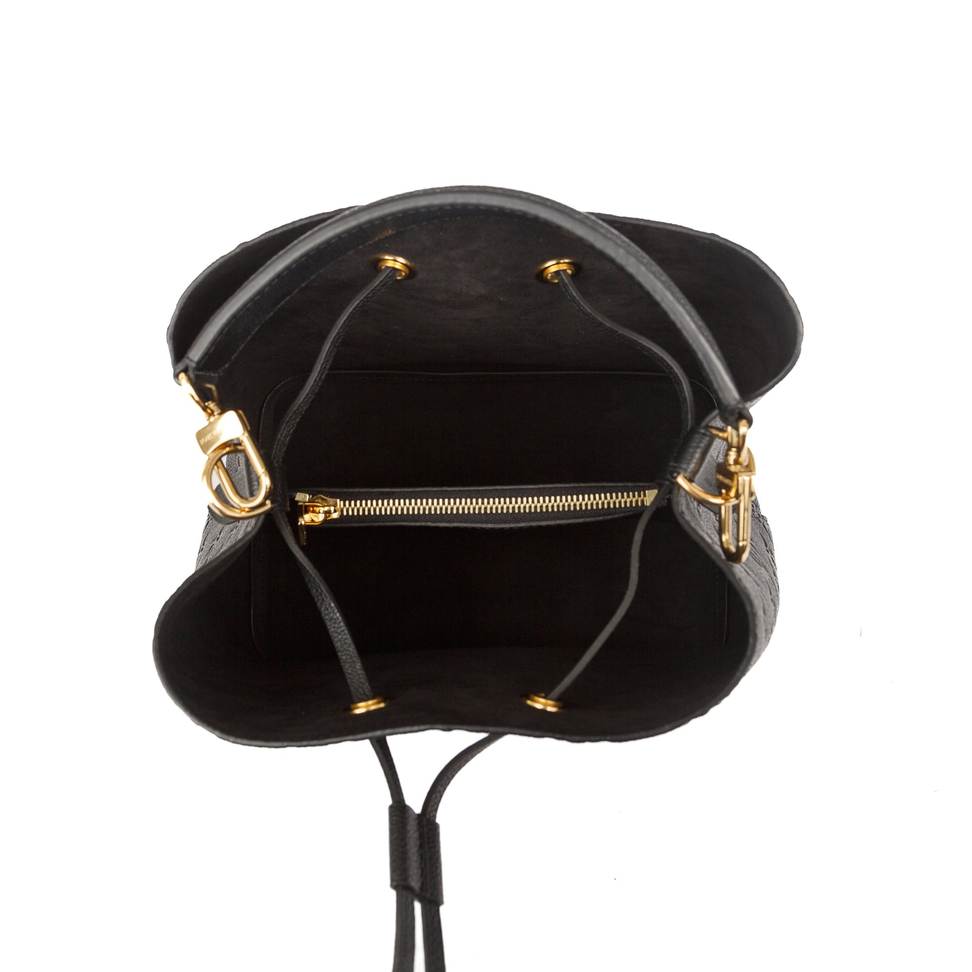 Louis Vuitton Black Monogram Empreinte Neonoe MM w/ Box