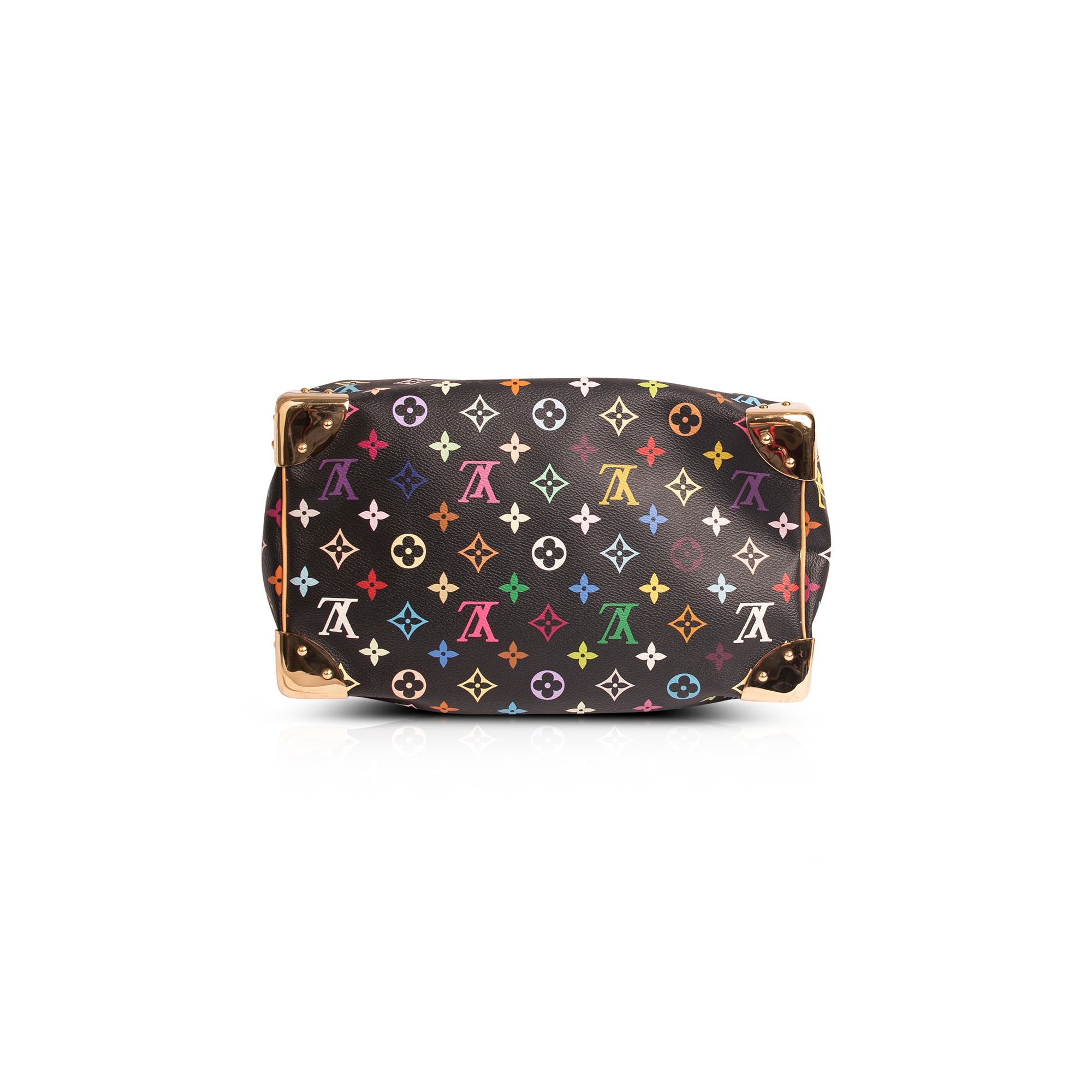 Louis Vuitton Black Multicolore Speedy 30