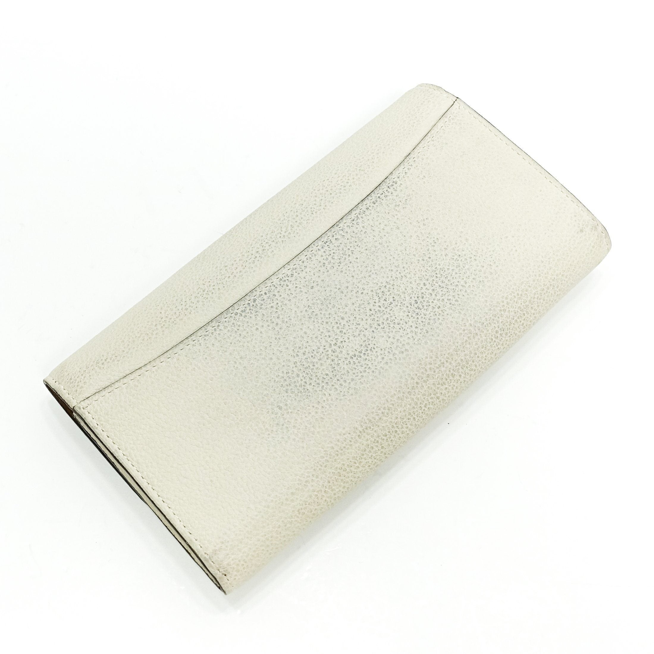 Louis Vuitton Blanc Classe Veau Cachemire Vivienne Long Wallet