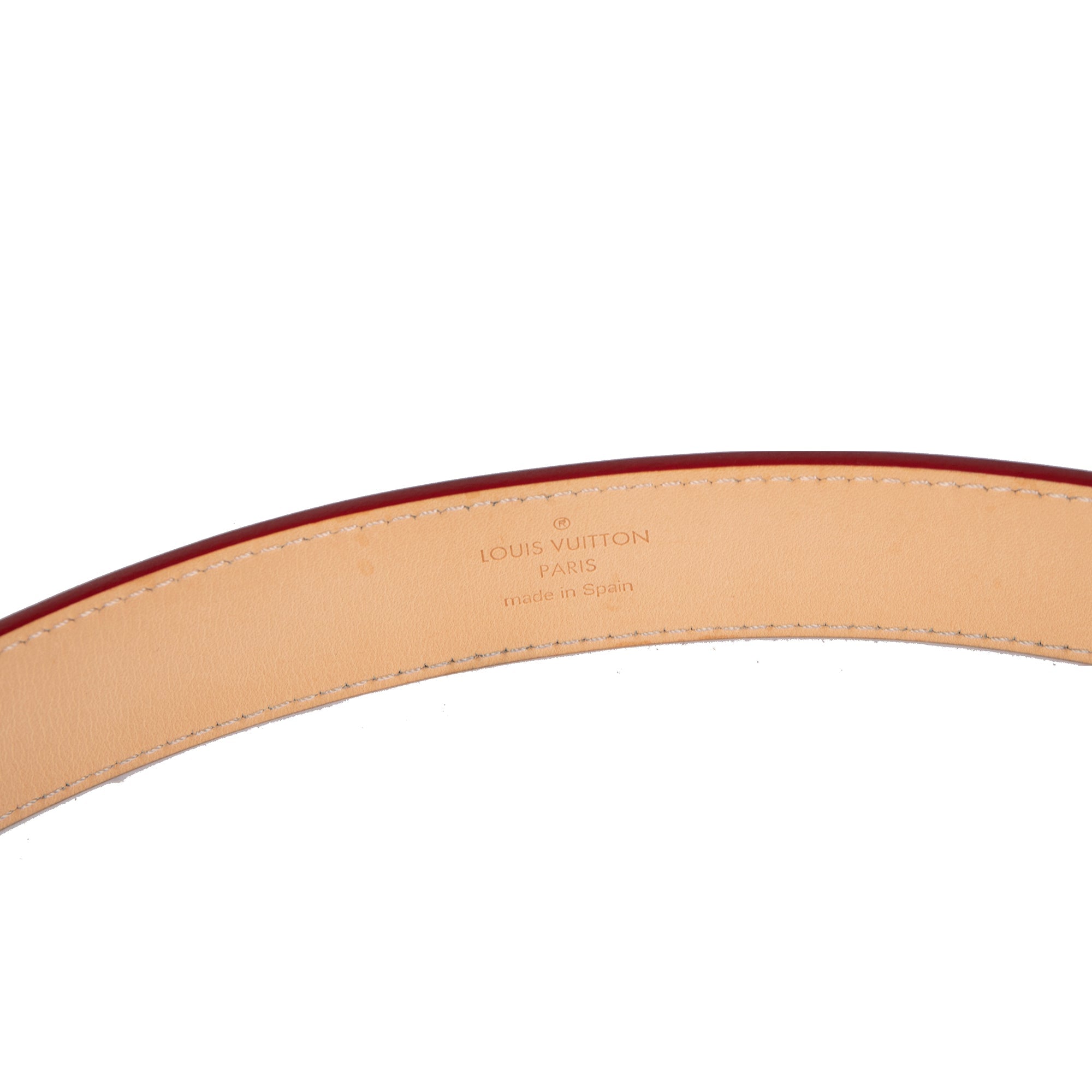 Louis Vuitton Ceinture Vernis Leather Belt