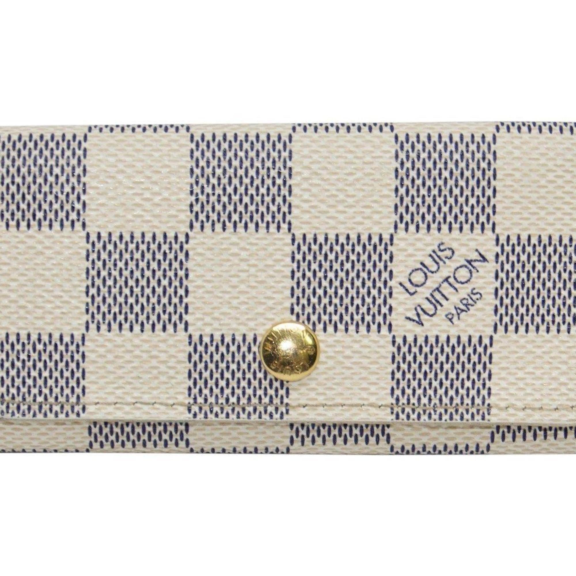 Louis Vuitton Damier Azur 4 Key Holder