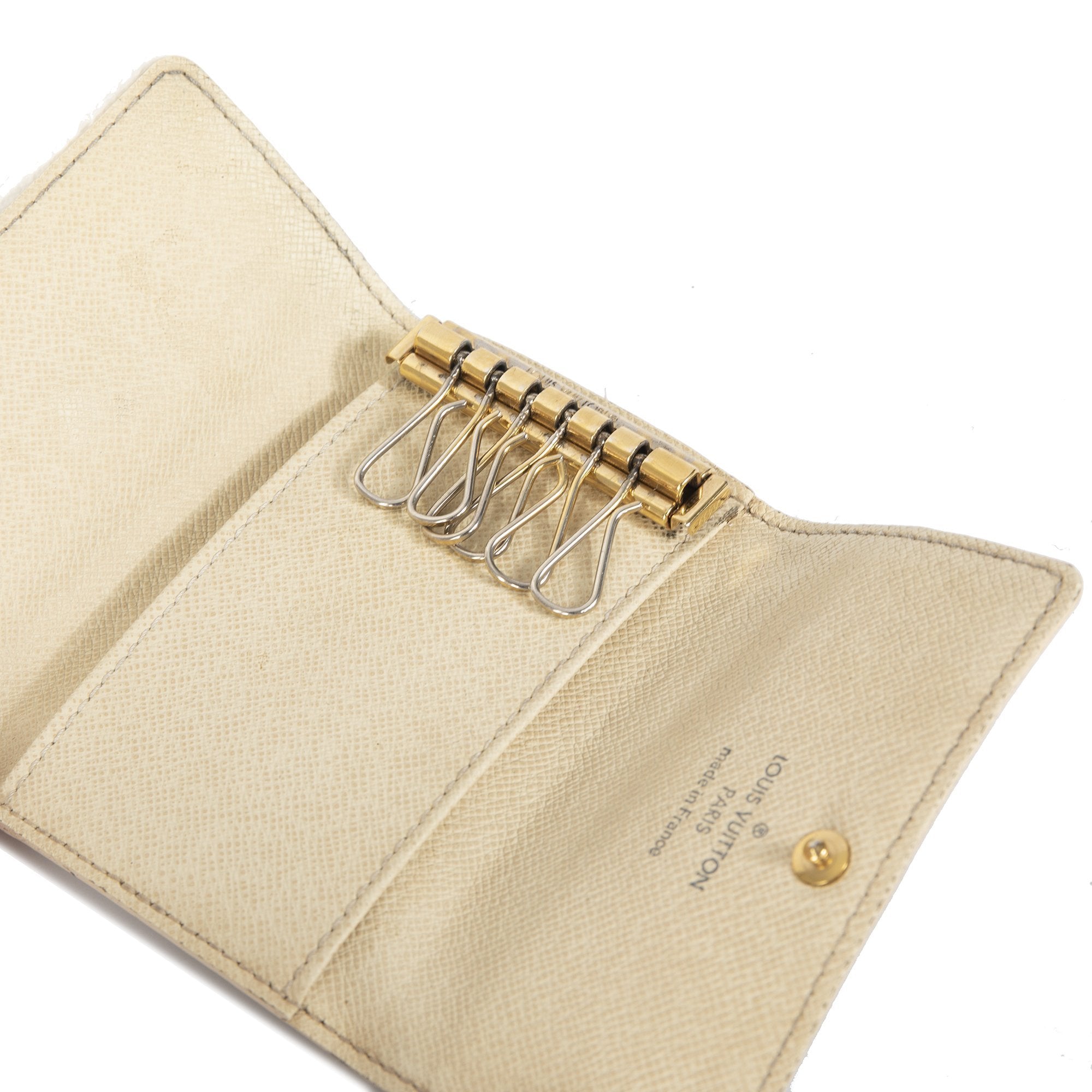 Louis Vuitton Damier Azur 6 Key Holder w/ Box