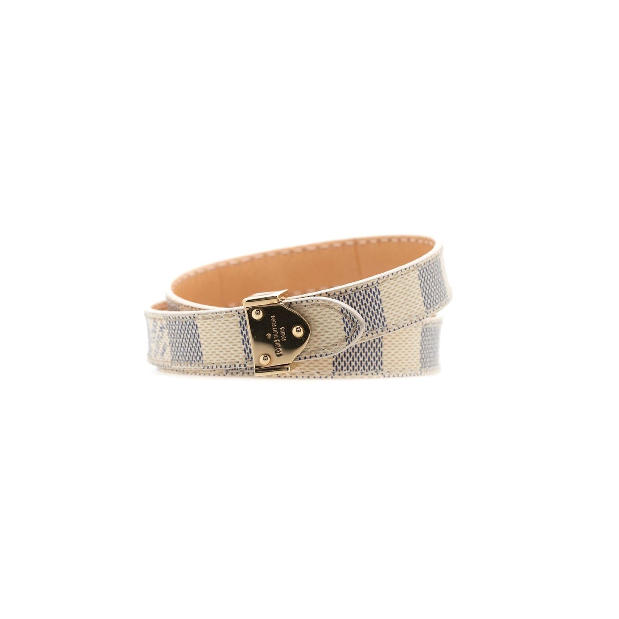 Louis Vuitton Damier Azur Box It Bracelet