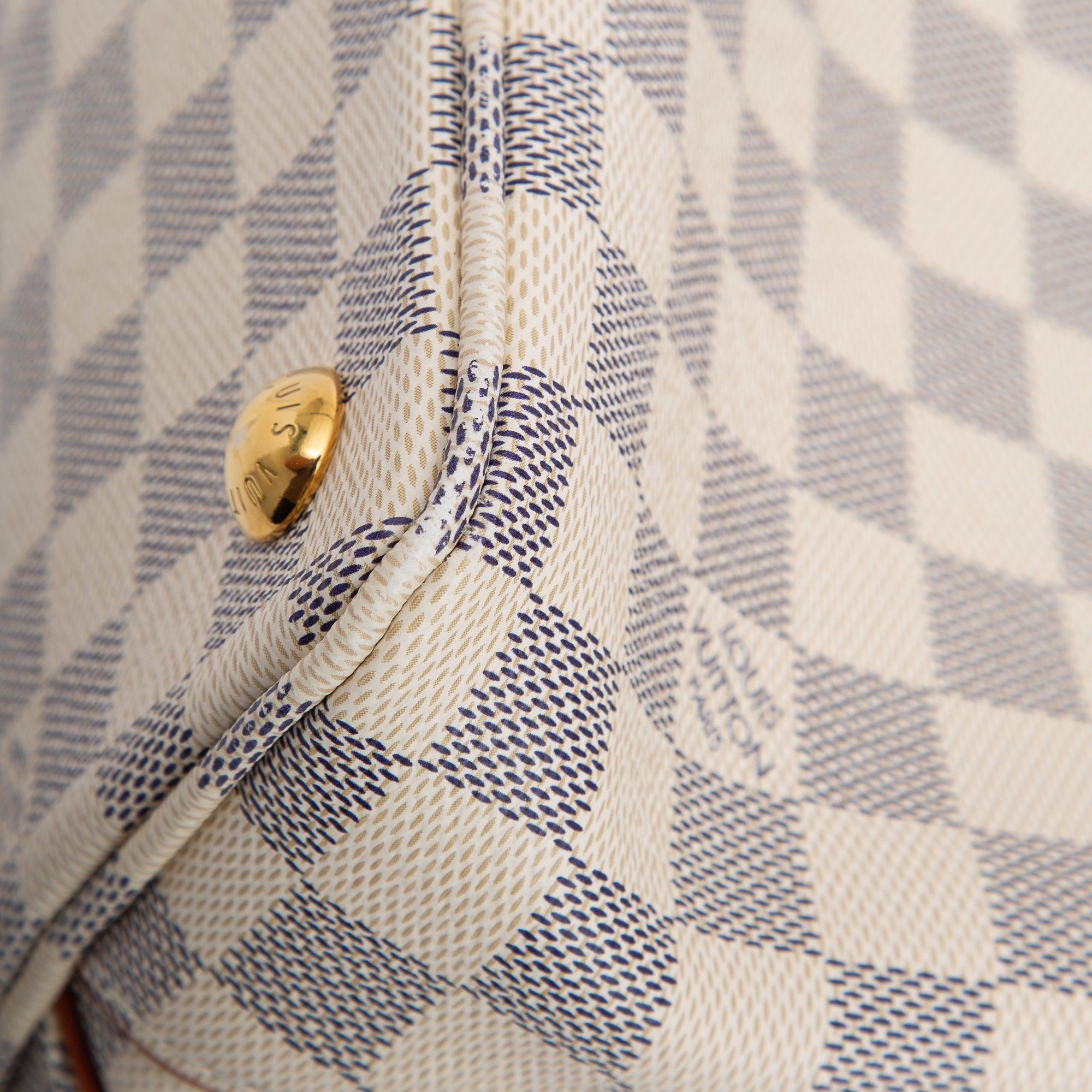 Louis Vuitton Damier Azur Calvi Tote w/ Box & Receipt