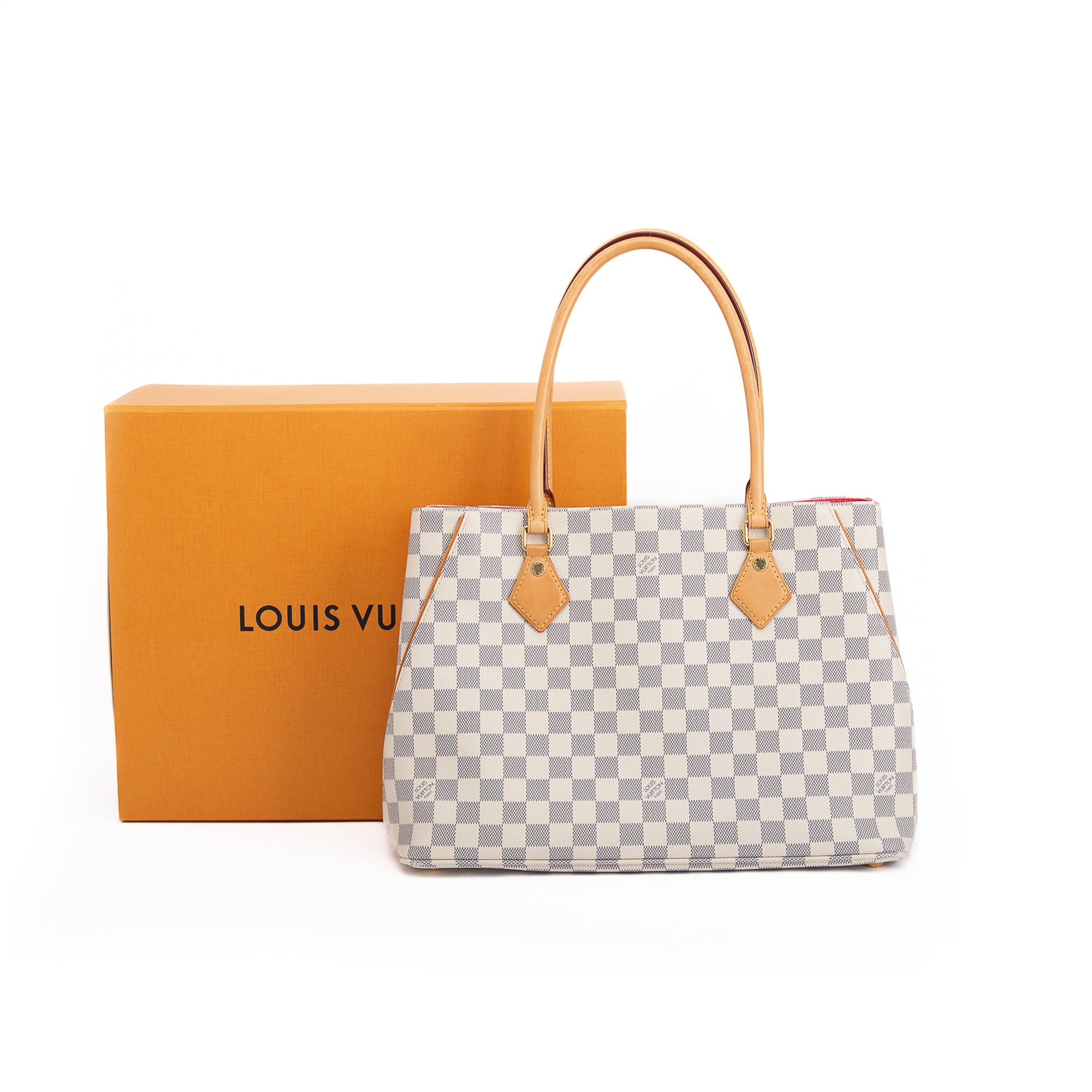 Louis Vuitton Damier Azur Calvi Tote w/ Box & Receipt