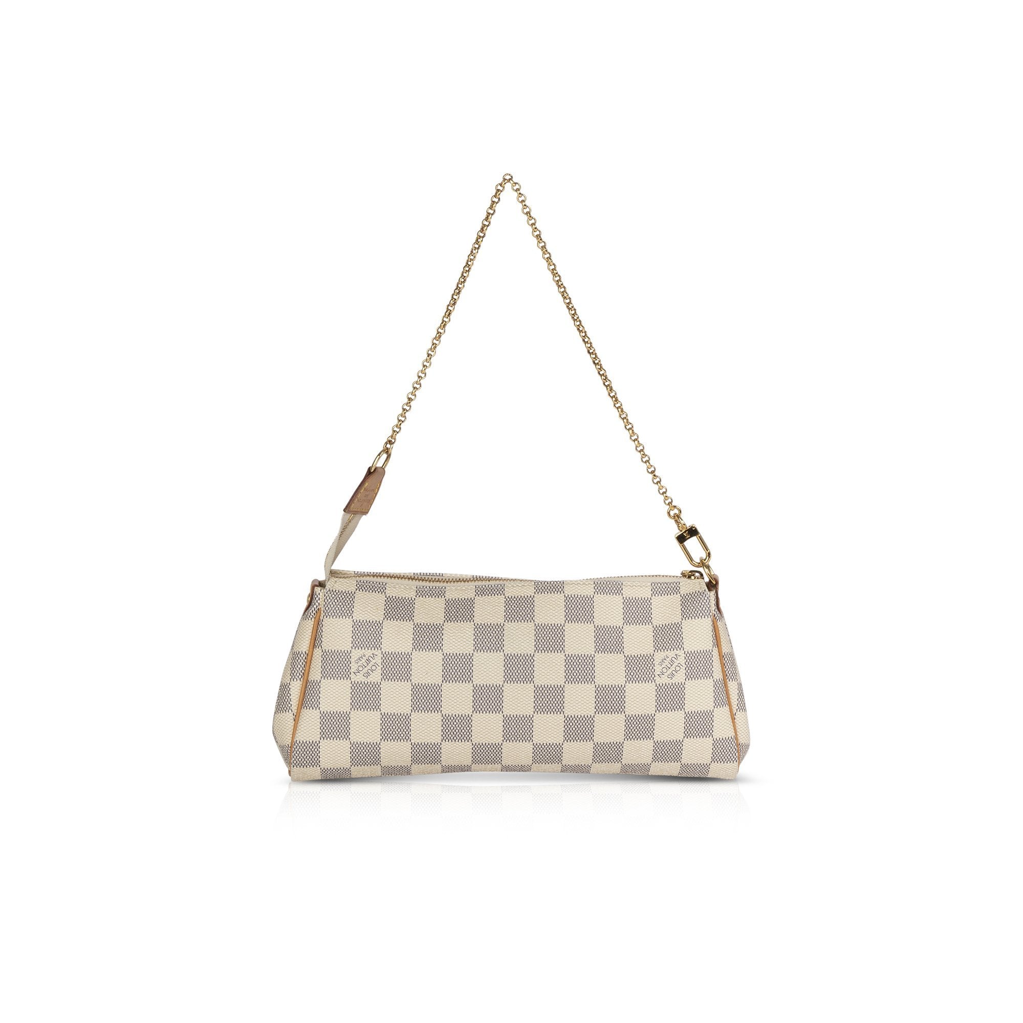 Louis Vuitton Damier Azur Eva Clutch with Strap