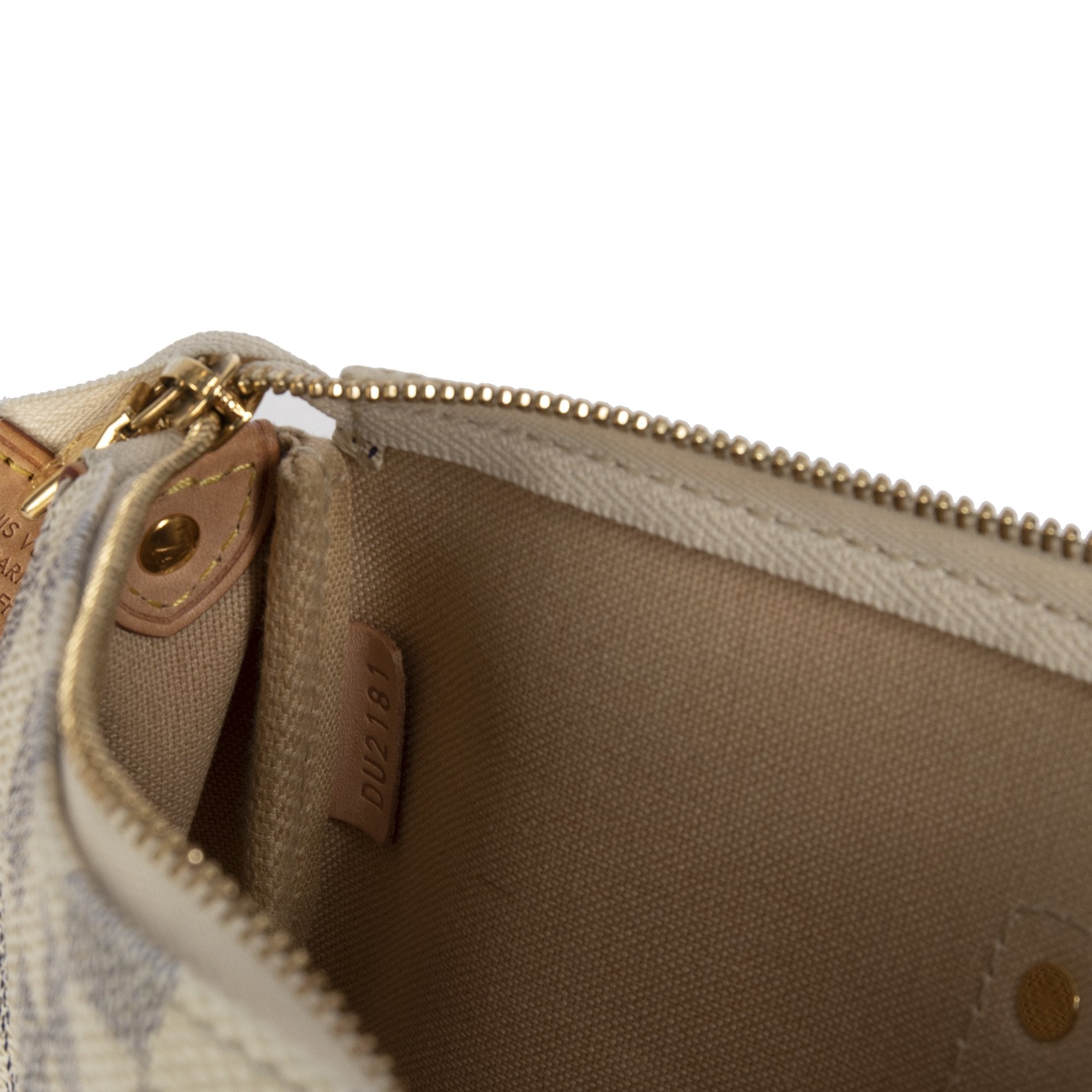 Louis Vuitton Damier Azur Eva Clutch with Strap