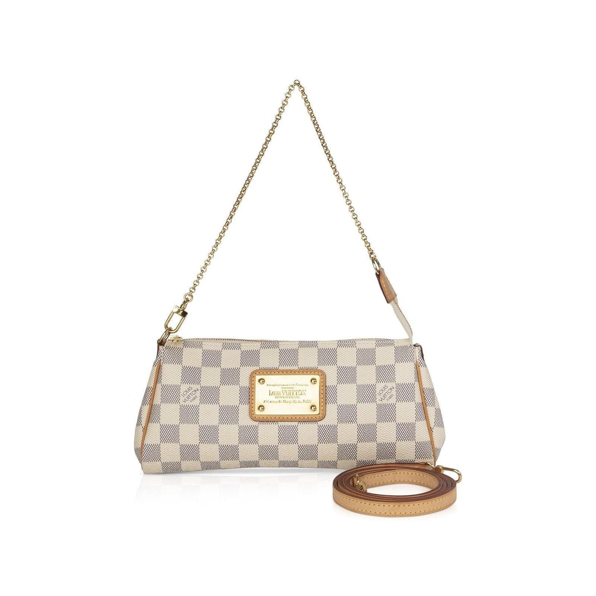 Louis Vuitton Damier Azur Eva Clutch with Strap