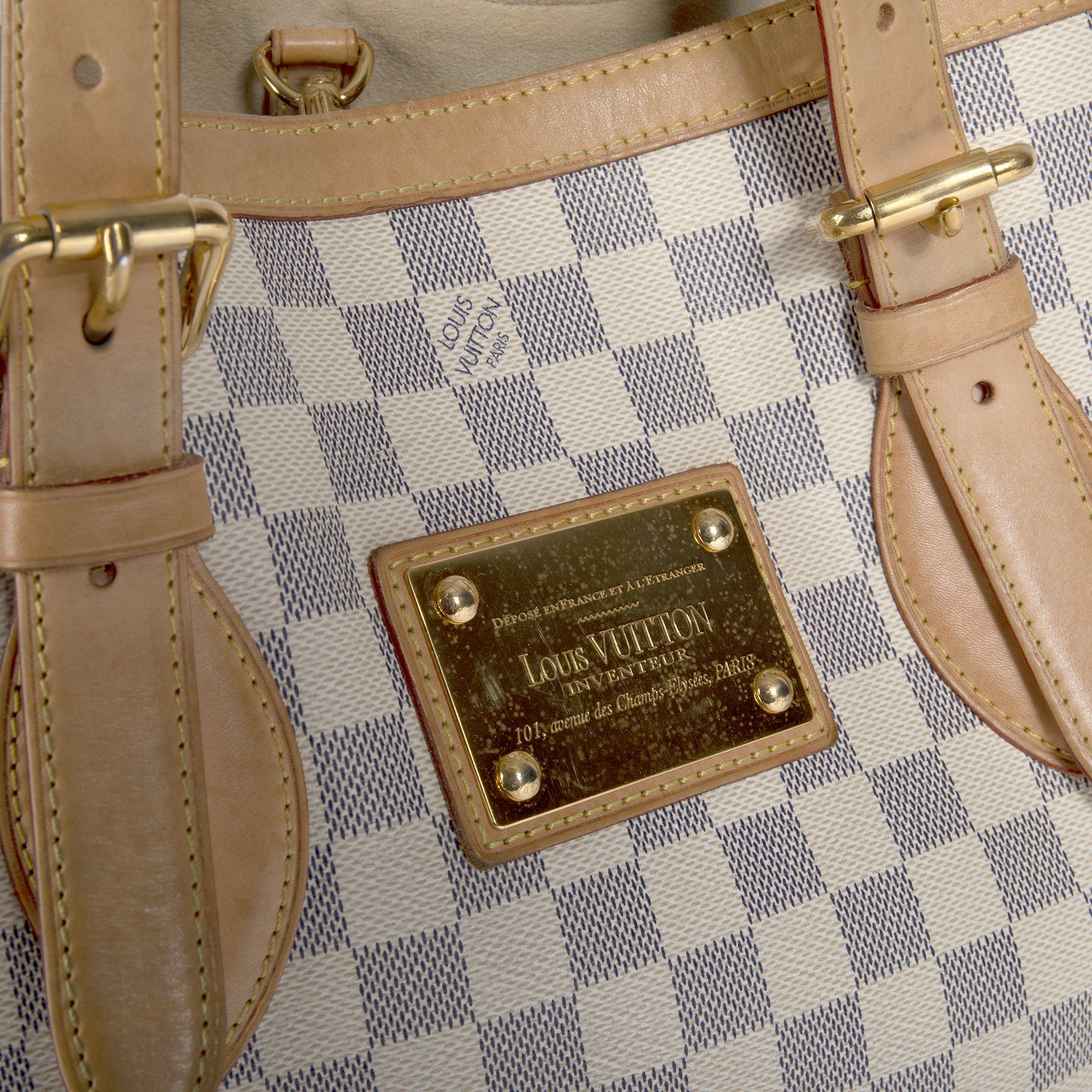 Louis Vuitton Damier Azur Hampstead MM