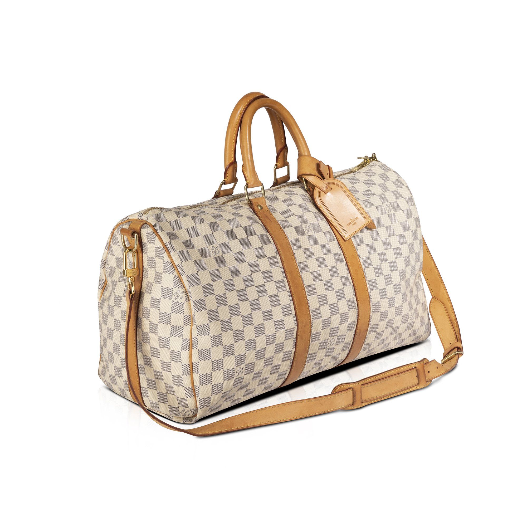Louis Vuitton Damier Azur Keepall Bandouliere 45