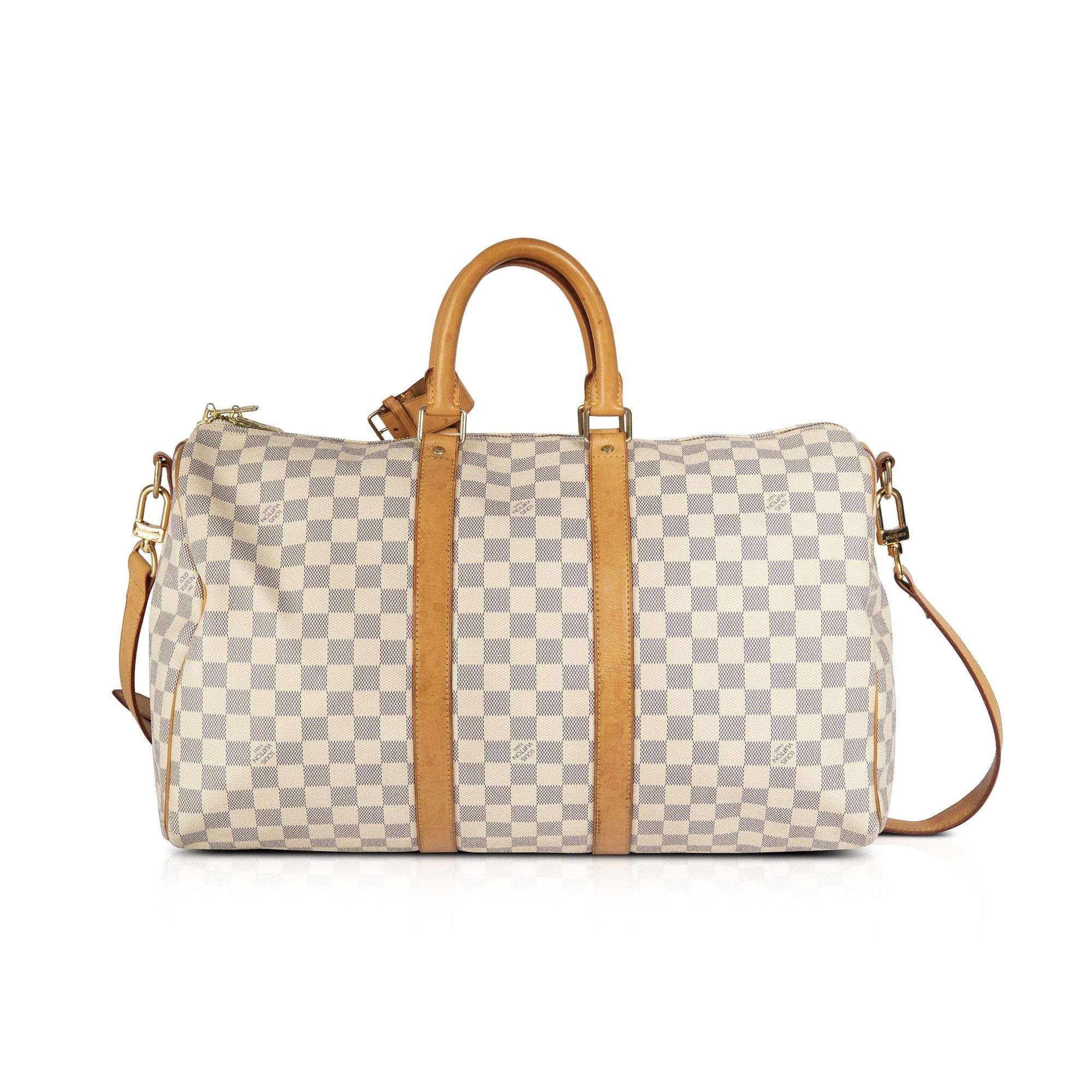 Louis Vuitton Damier Azur Keepall Bandouliere 45