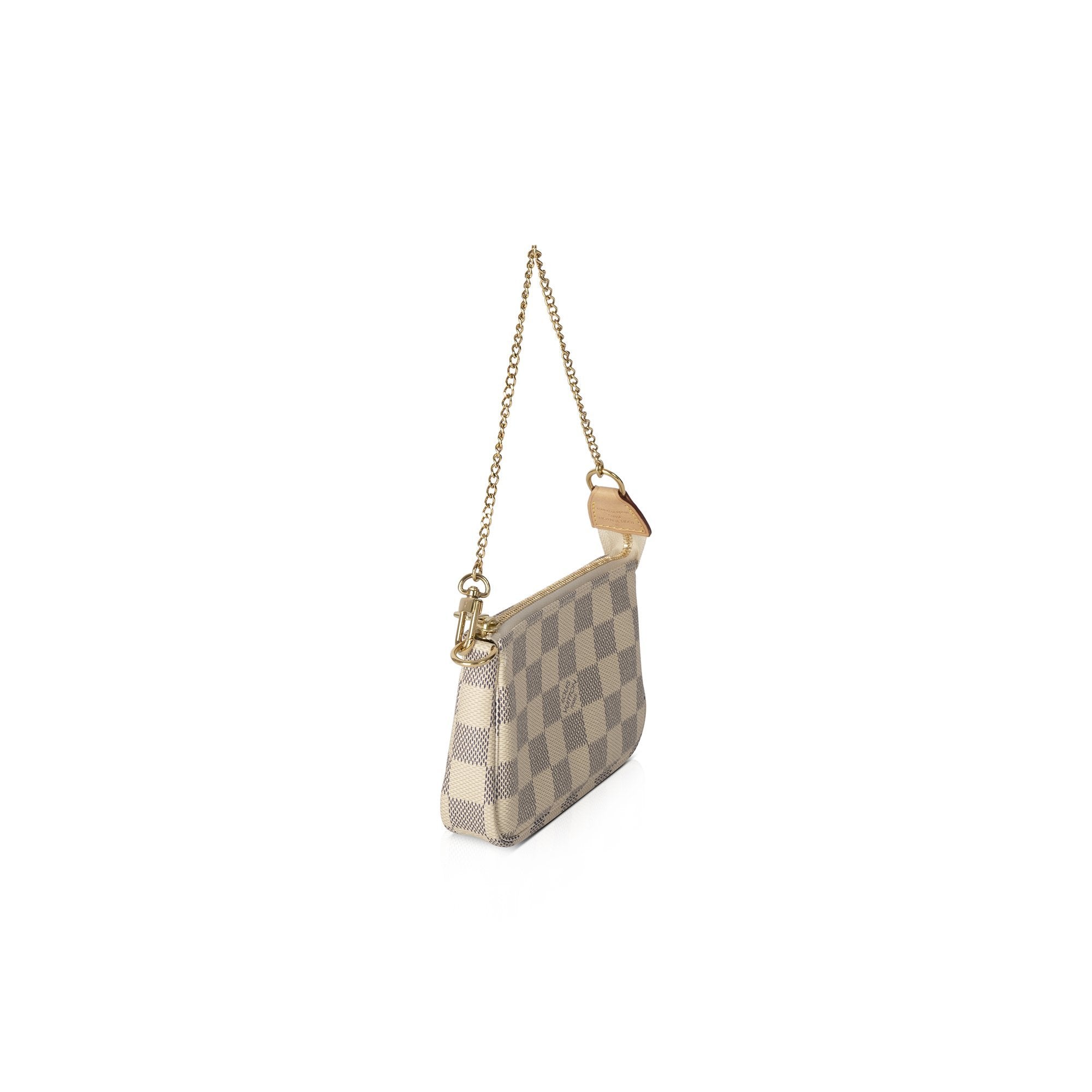 Louis Vuitton Damier Azur Mini Pochette Accessories w/ Box