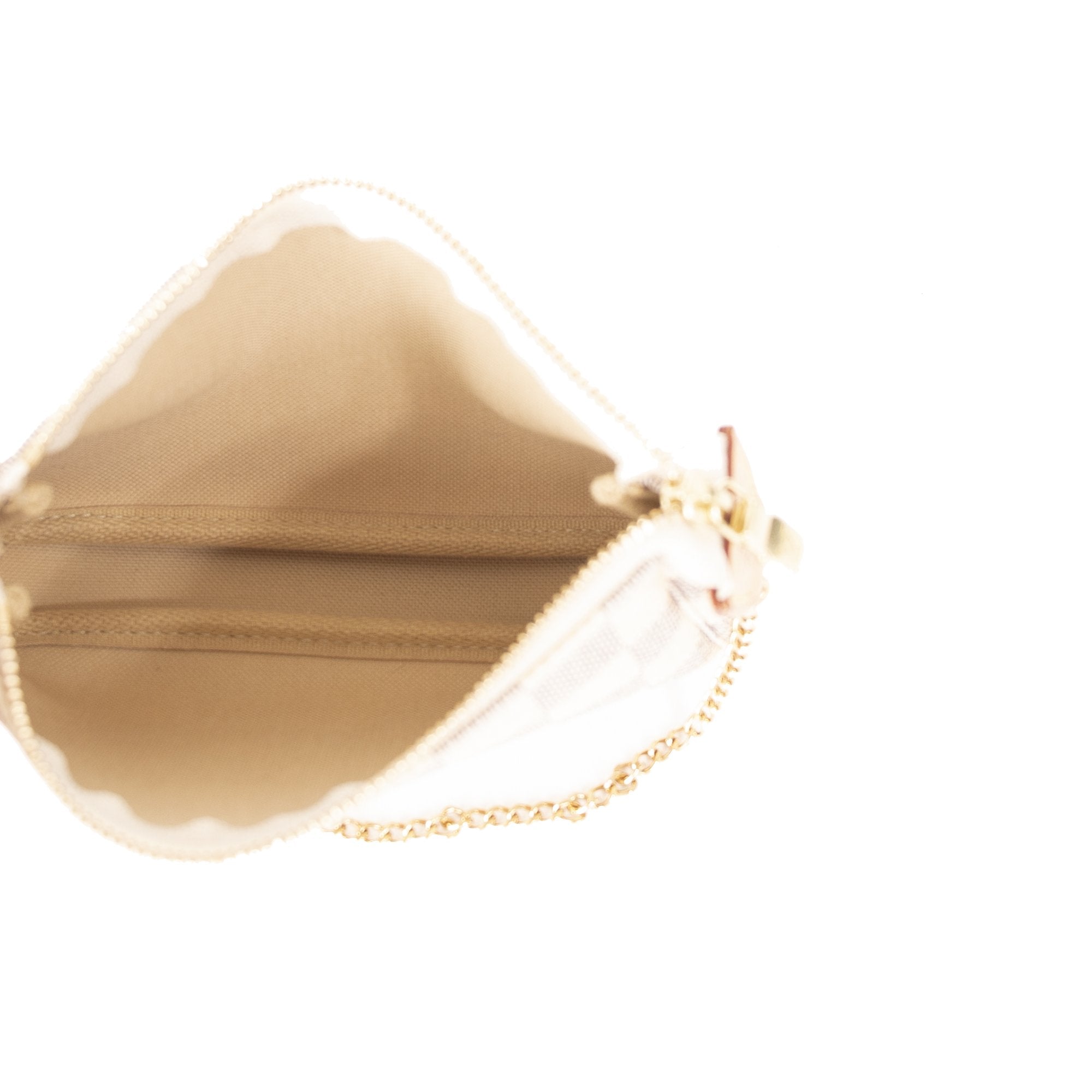 Louis Vuitton Damier Azur Mini Pochette Accessories w/ Box