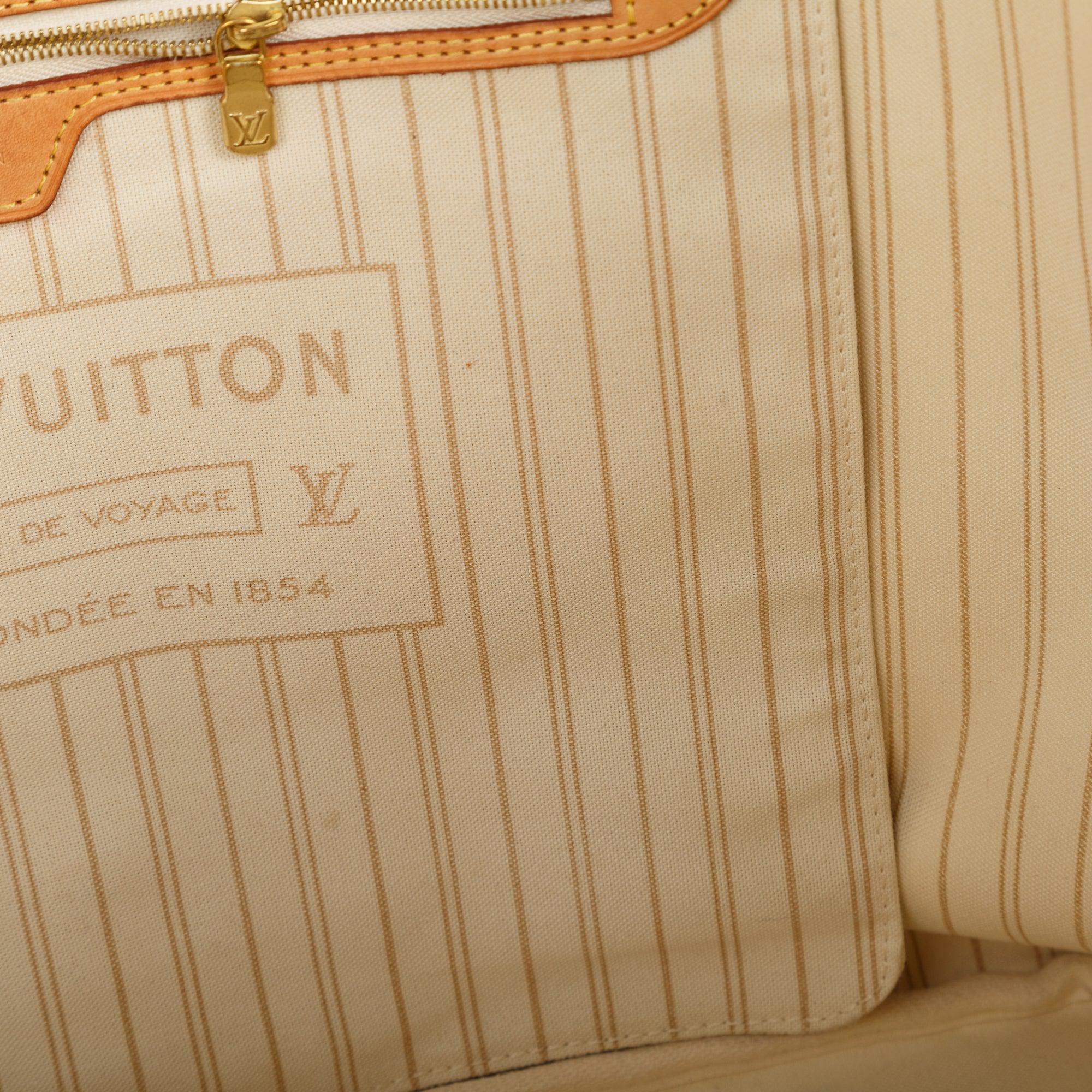 Louis Vuitton Damier Azur Neverfull GM w/ Pouch