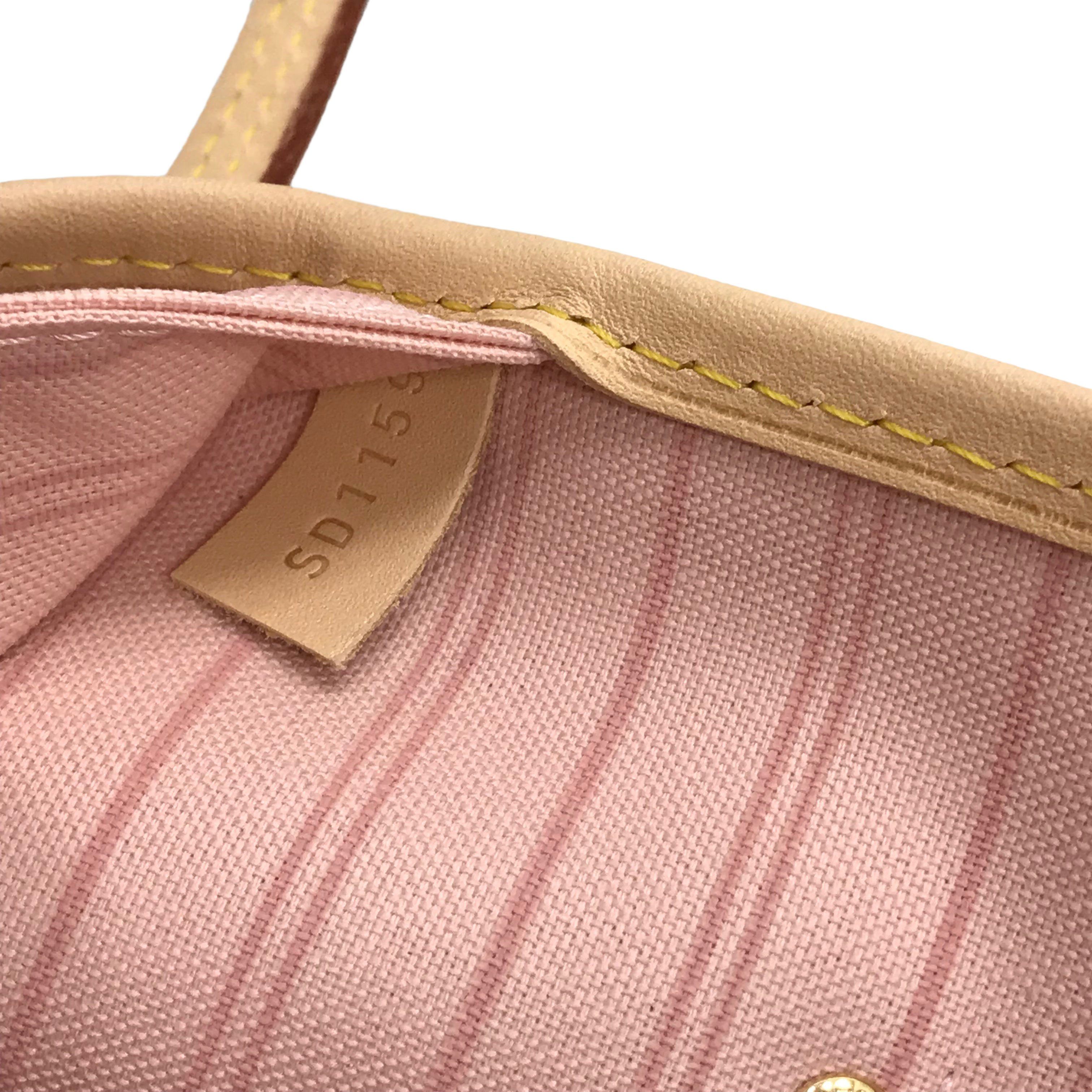 Louis Vuitton Damier Azur Neverfull MM with Pouch