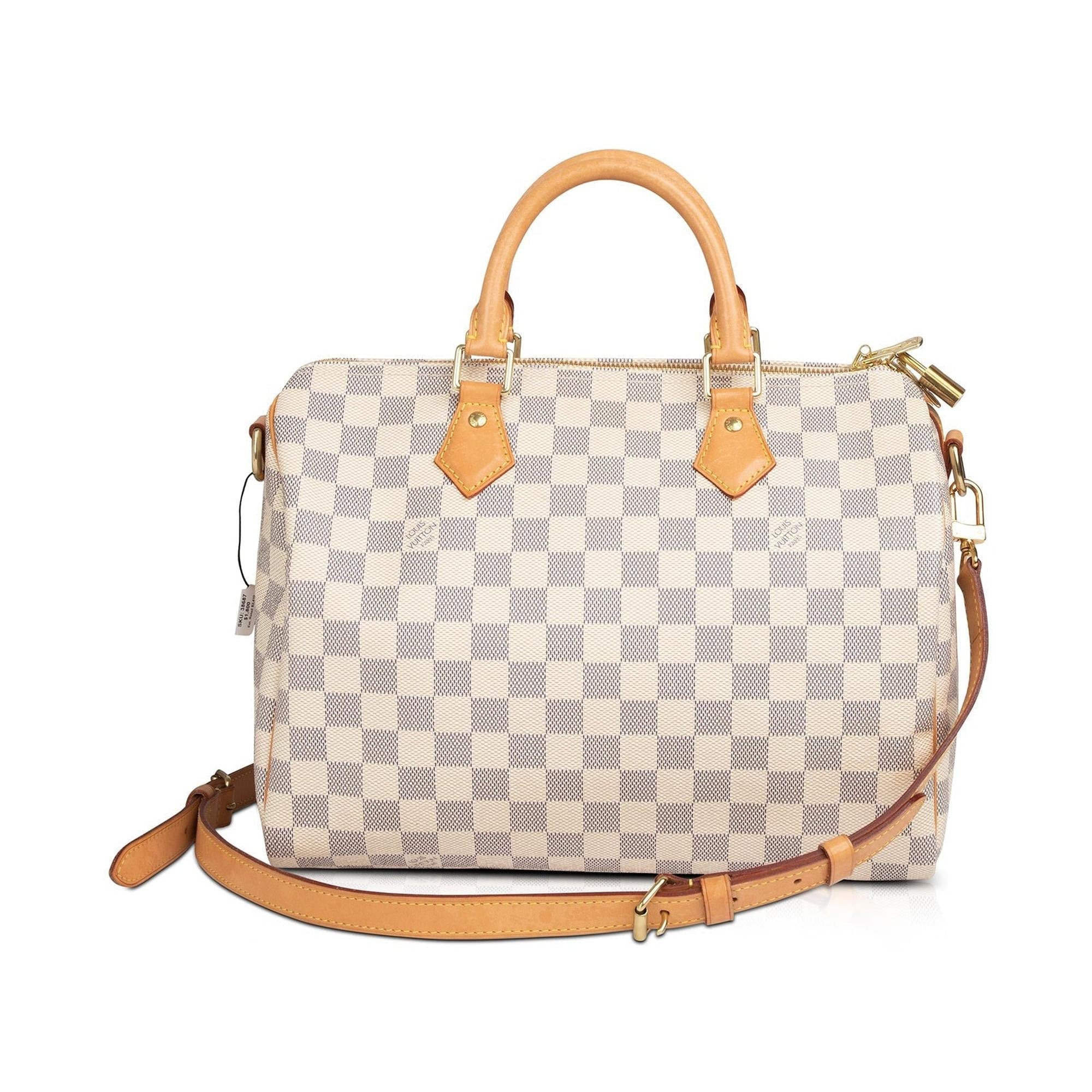Louis Vuitton Damier Azur Speedy Bandouliere 30
