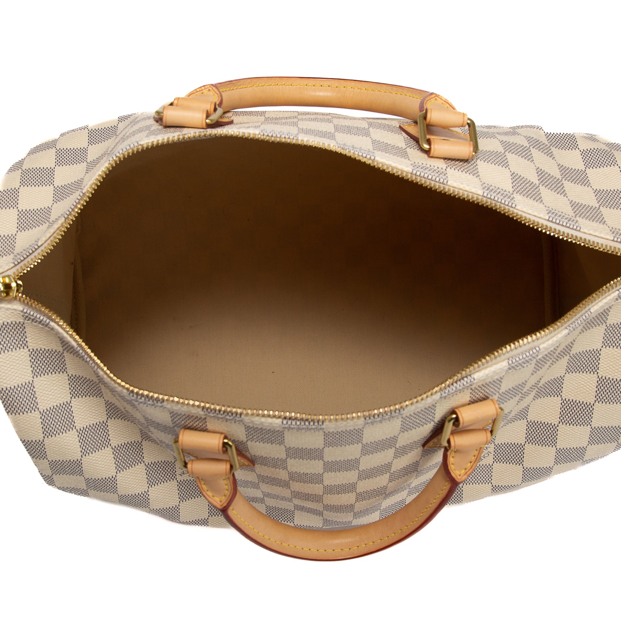 Louis Vuitton Damier Azur Speedy Bandouliere 35 w/ Box